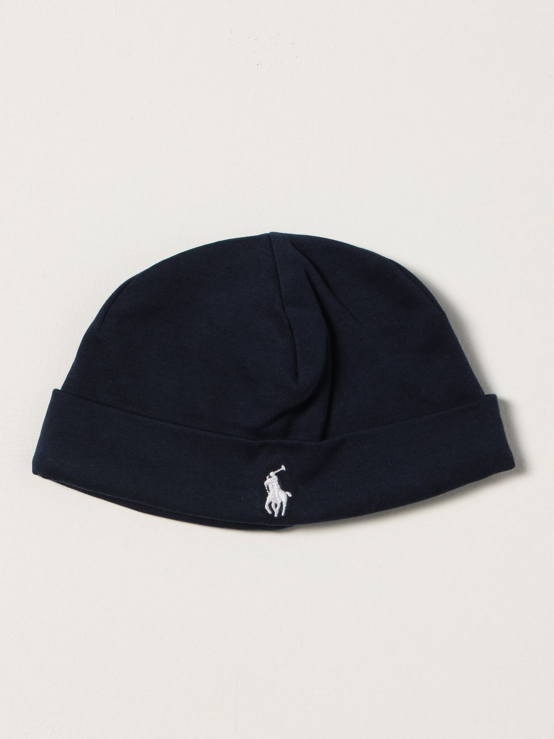 Cappello neonato Polo Ralph Lauren: Cappello a berretto Polo Ralph Lauren con logo blue 1