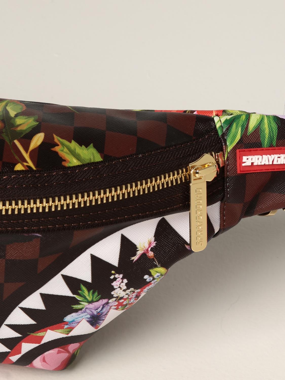 SPRAYGROUND belt bag in vegan leather with shark mouth Belt Bag