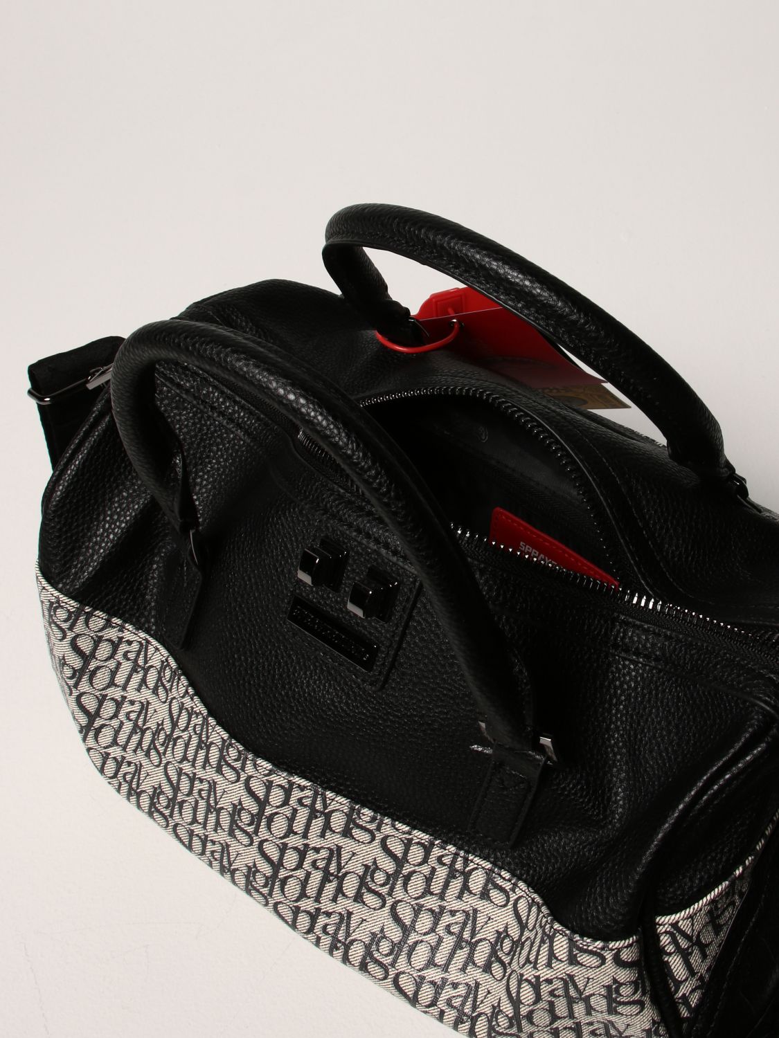 Travel bag Sprayground: Sprayground duffle bag in vegan leather black 4
