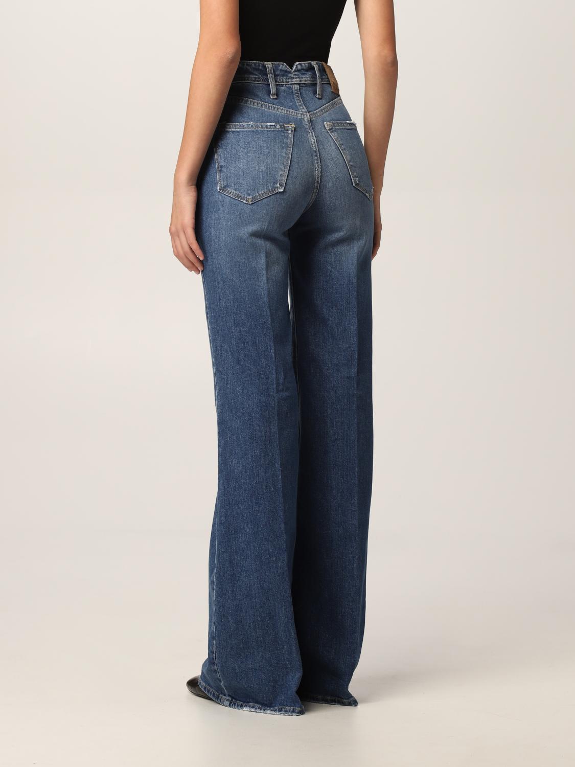 CYCLE: Jeans a 5 tasche in denim washed - Sstw | Jeans Cycle 412P575 D100  GIGLIO.COM