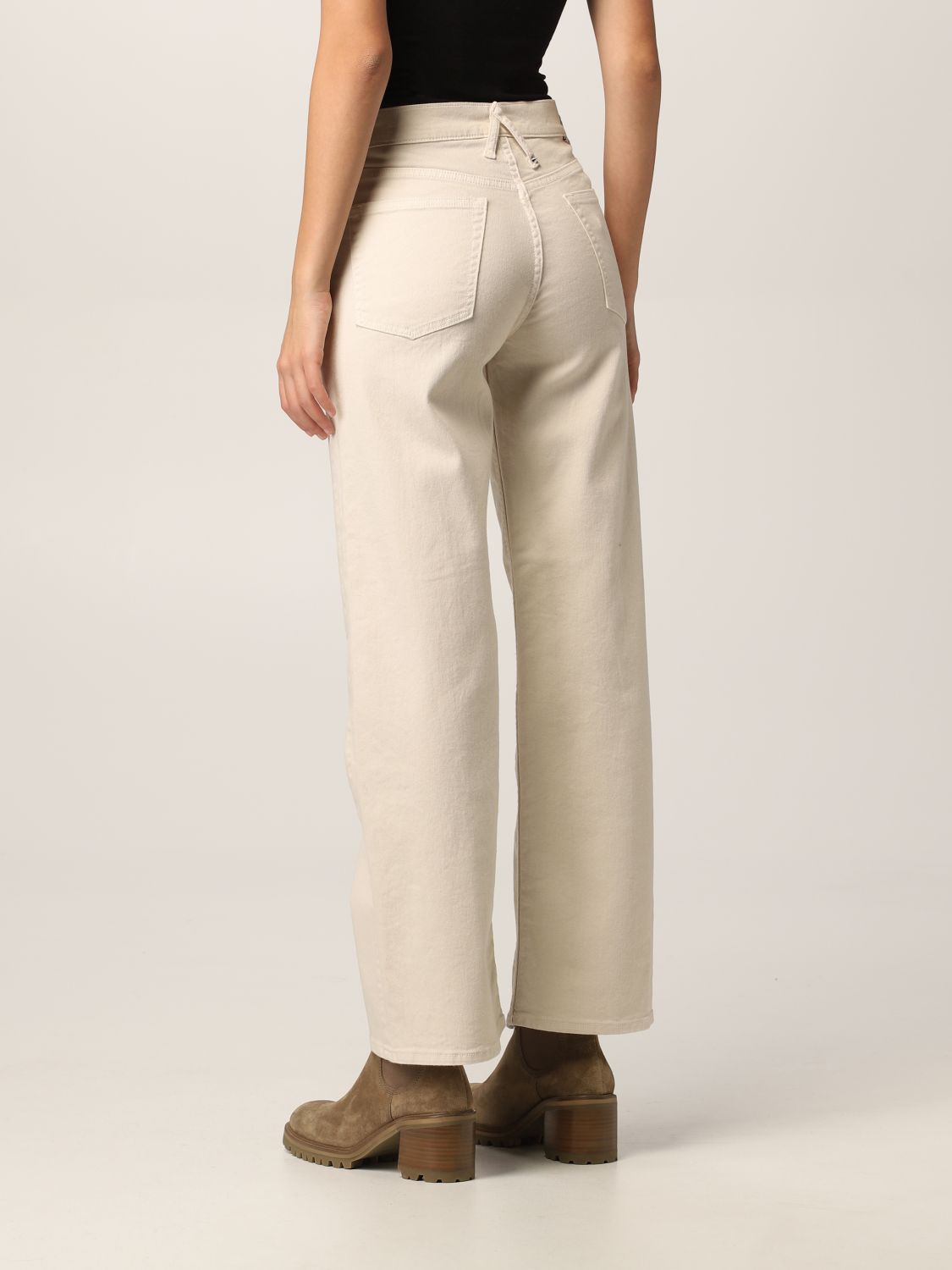 Jeans Cycle: Pants women Cycle yellow cream 2
