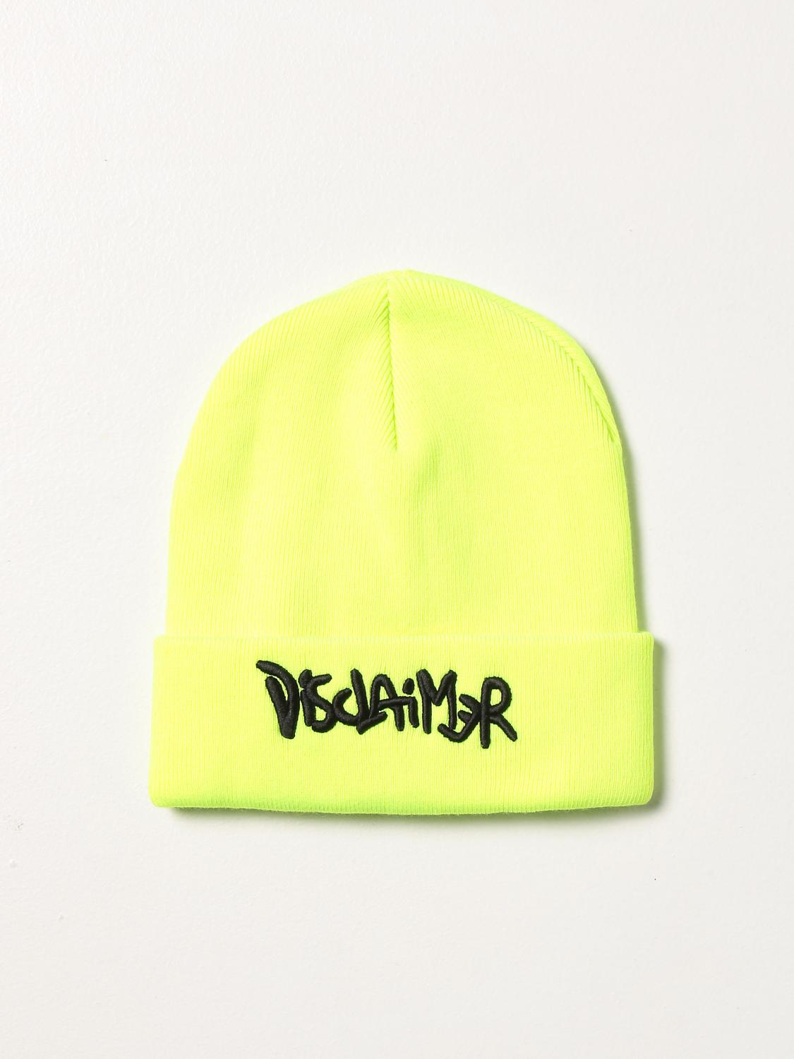 DISCLAIMER: Cappello a berretto con logo - Giallo | Cappello Disclaimer  50920 GIGLIO.COM