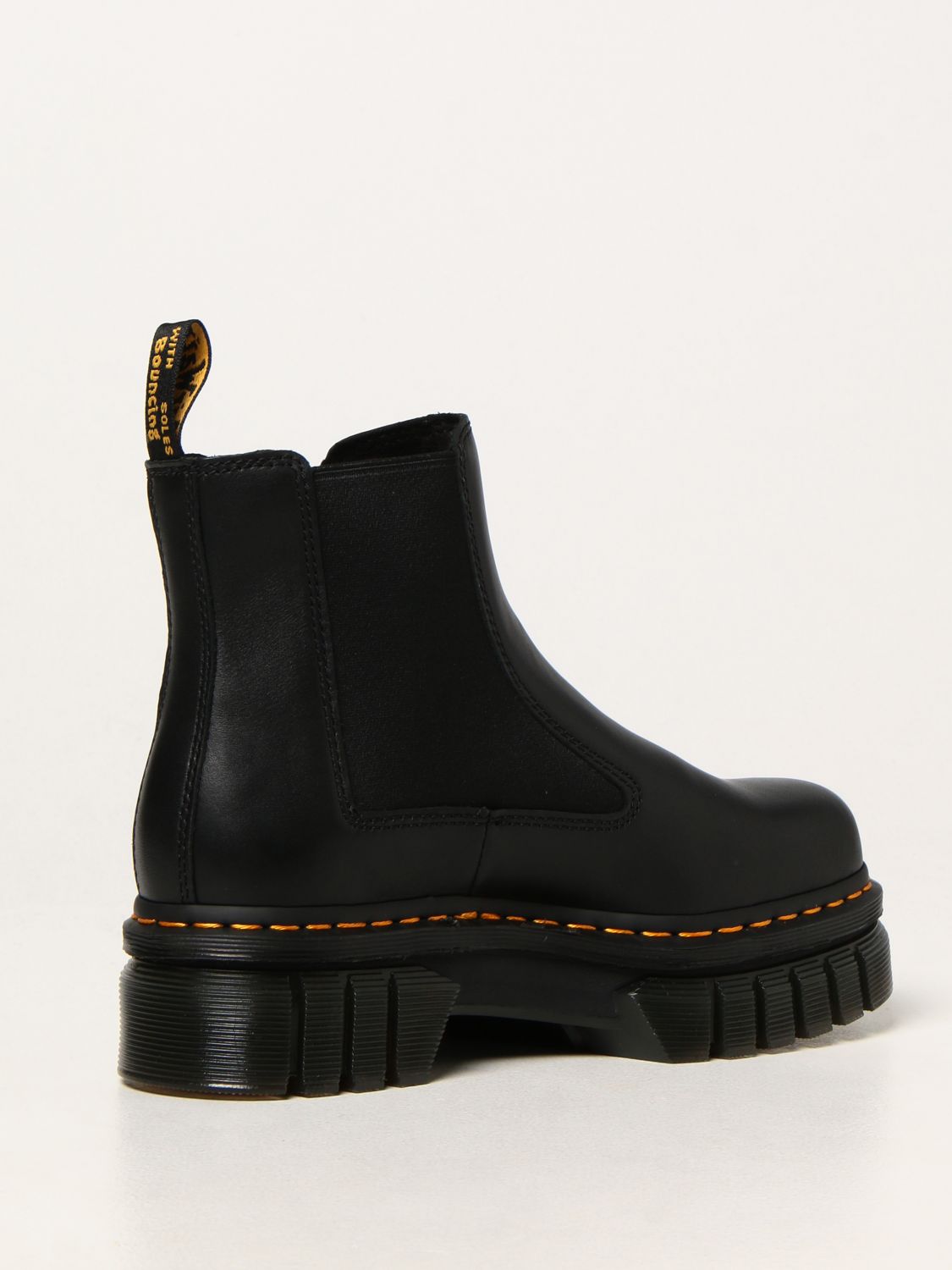DR. MARTENS: Audrick Chelsea boot in nappa leather - Black | Dr ...