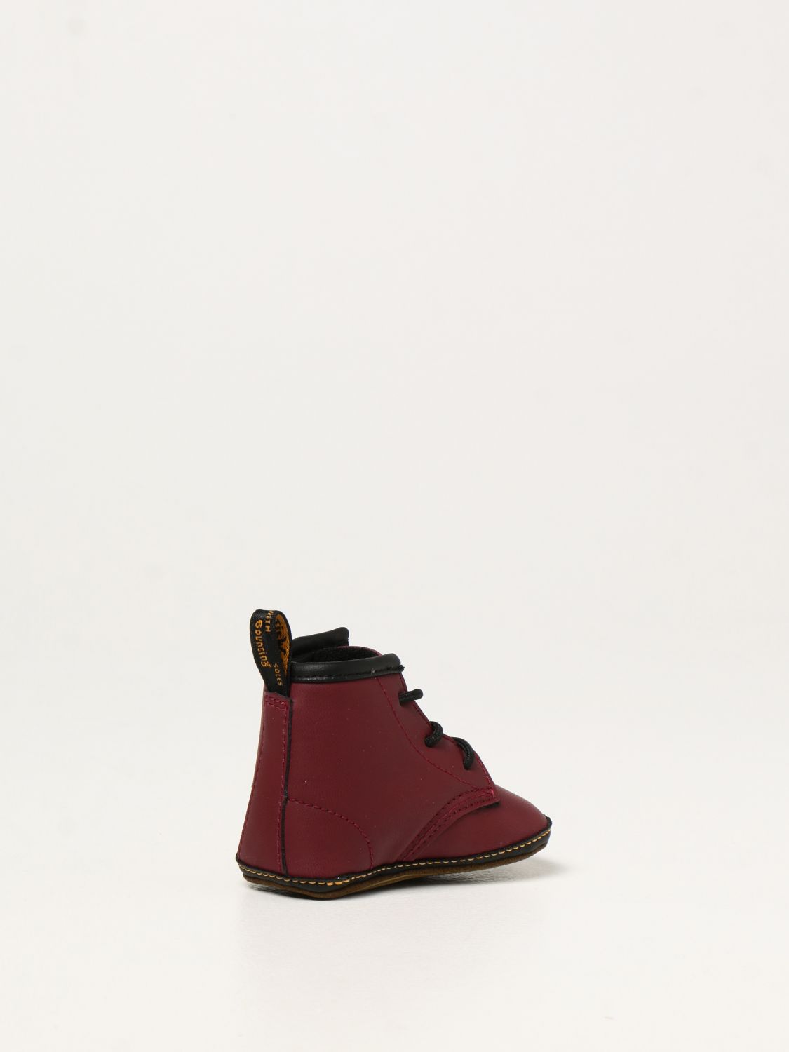 Shoes Dr. Martens: Dr. Martens 1460 shoe in rubberized leather burgundy 3
