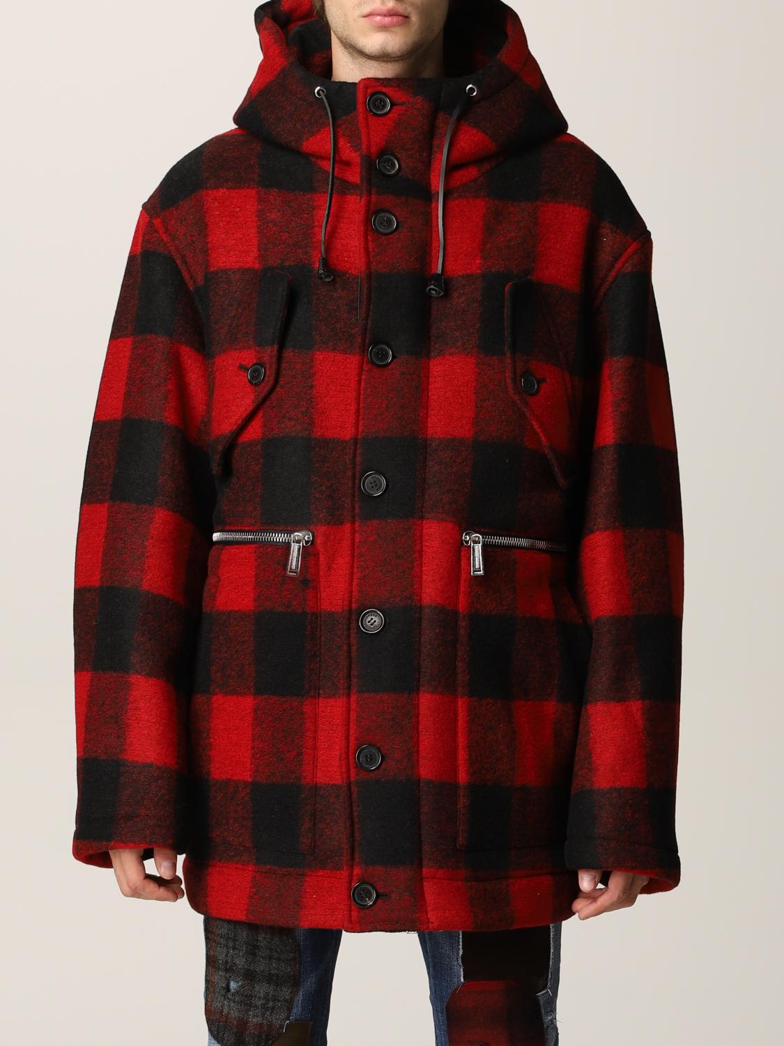 tartan wool jacket