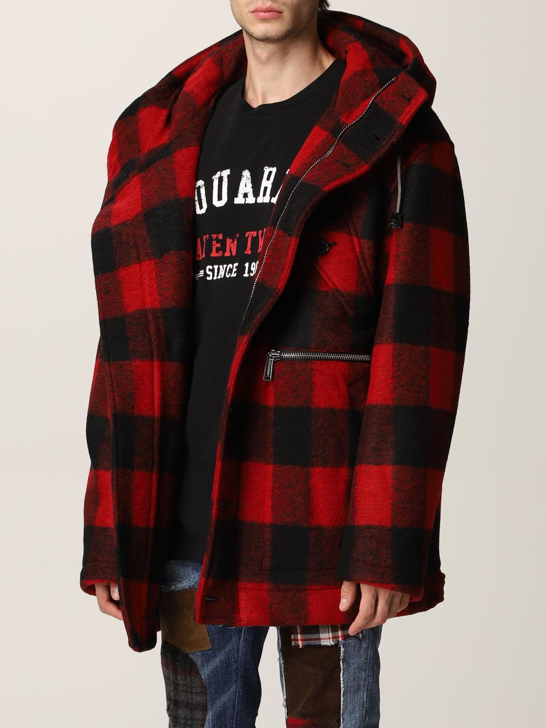 wool tartan coat