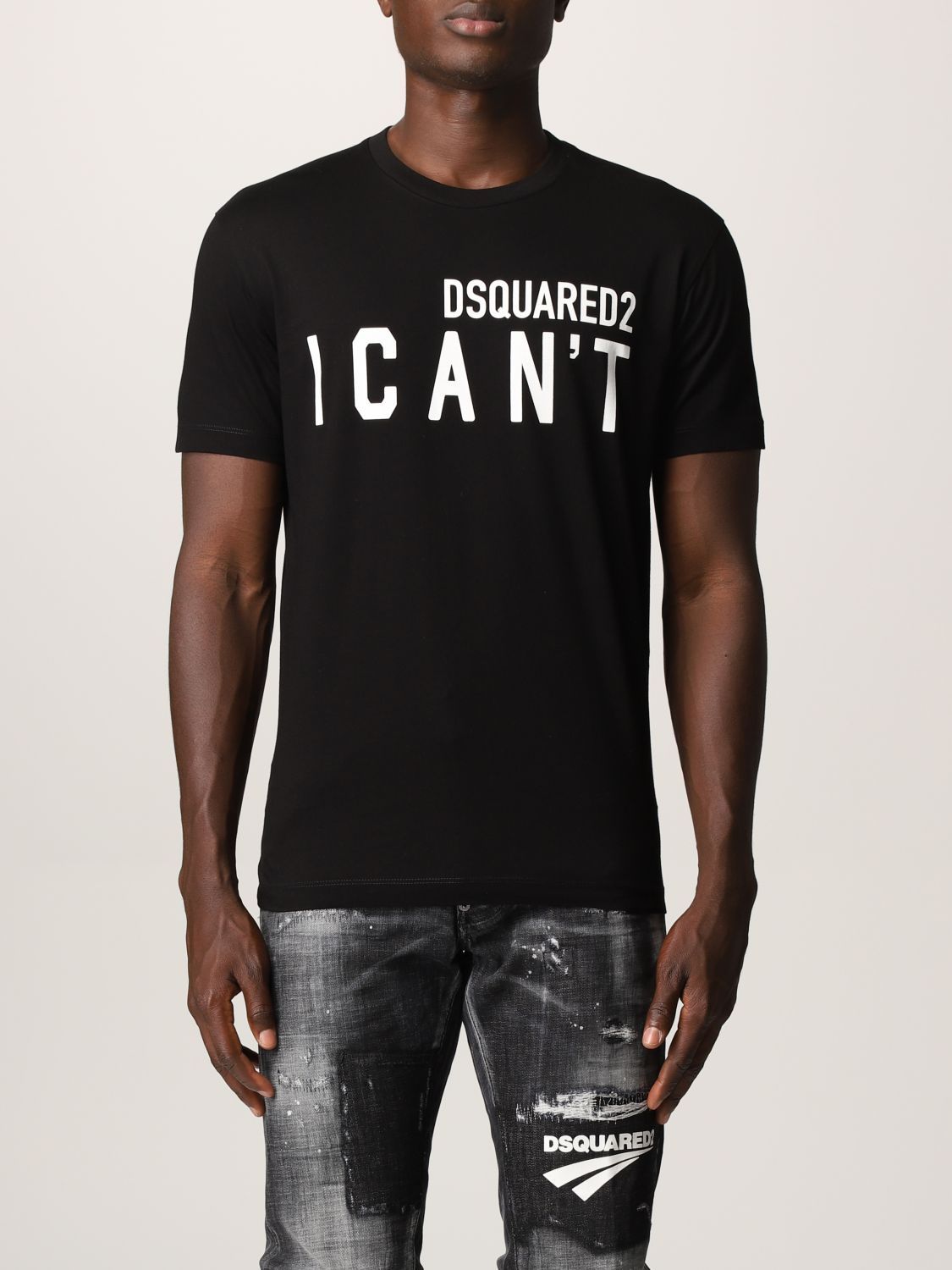 Camiseta Dsquared2: Camiseta hombre Dsquared2 negro 1