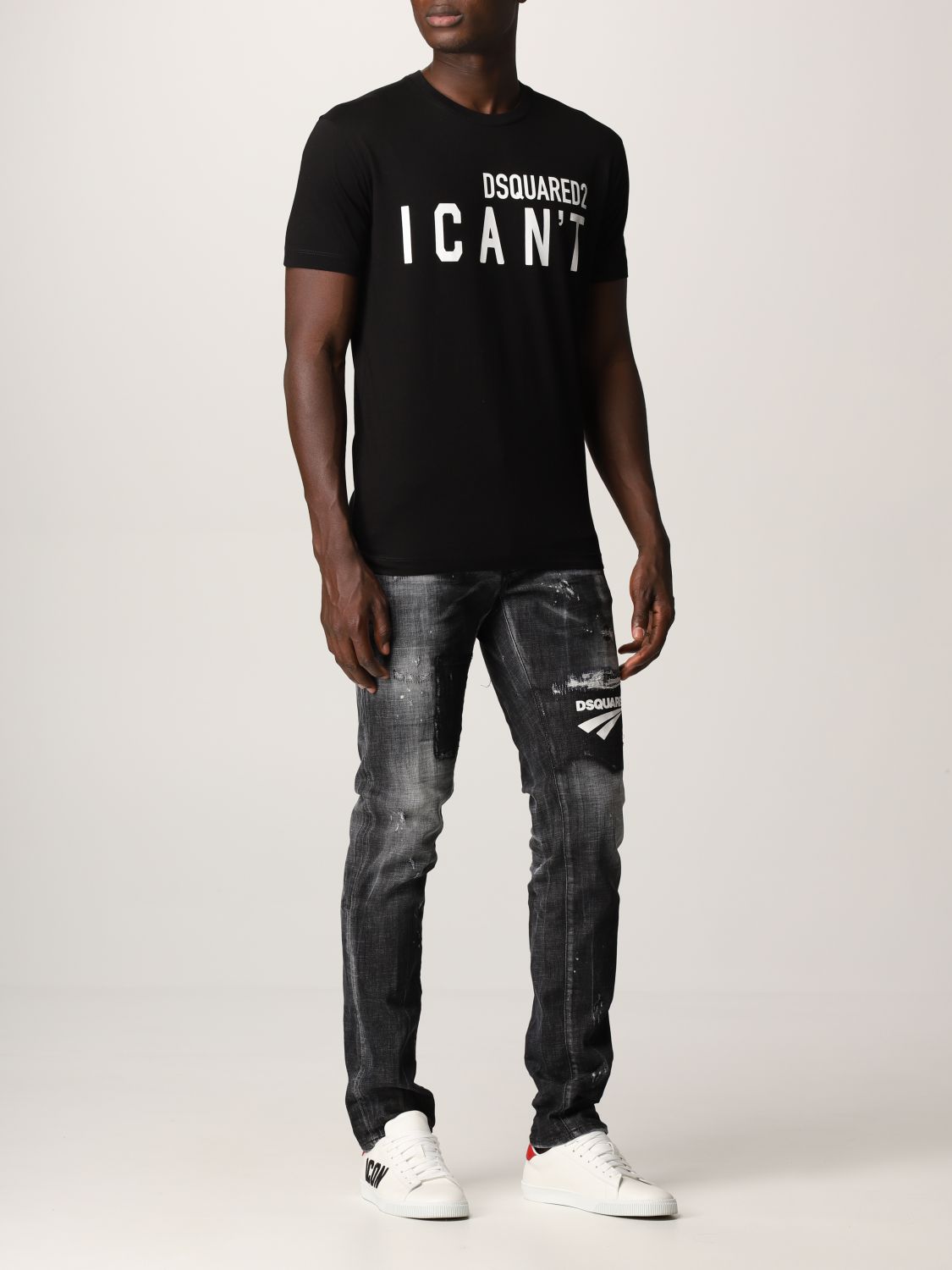 Camiseta Dsquared2: Camiseta hombre Dsquared2 negro 2