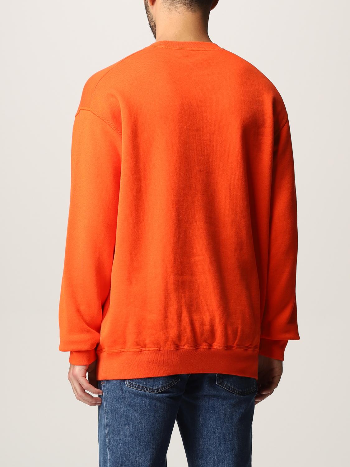 dsquared2 orange sweatshirt