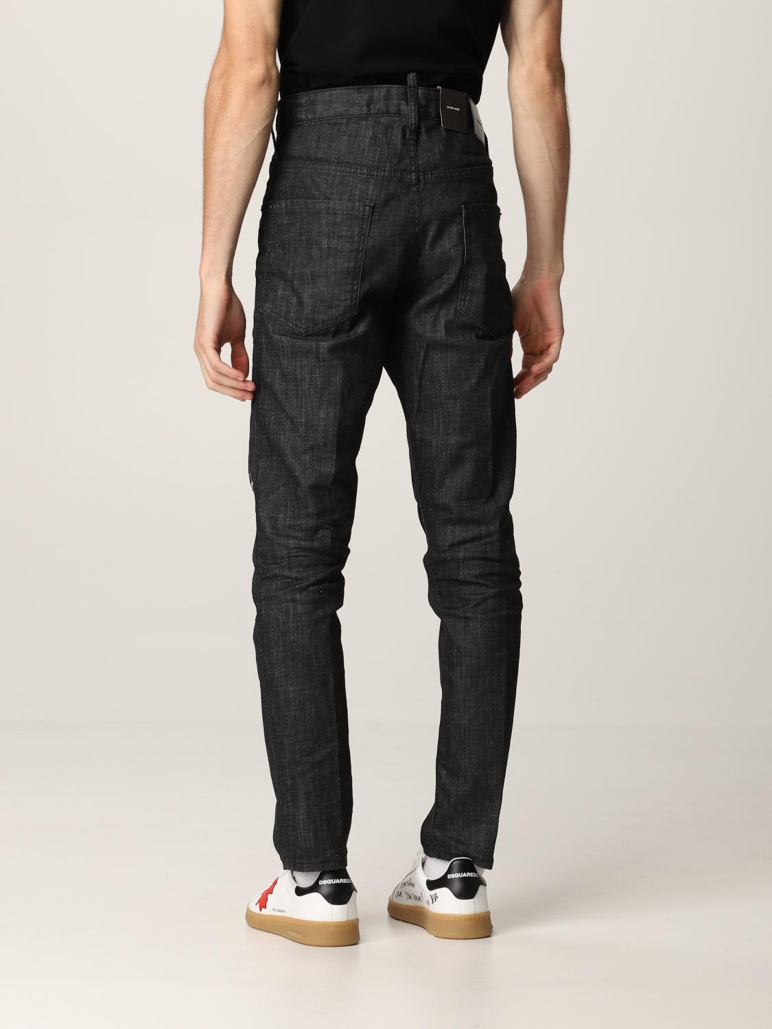 dsquared2 skater jeans black