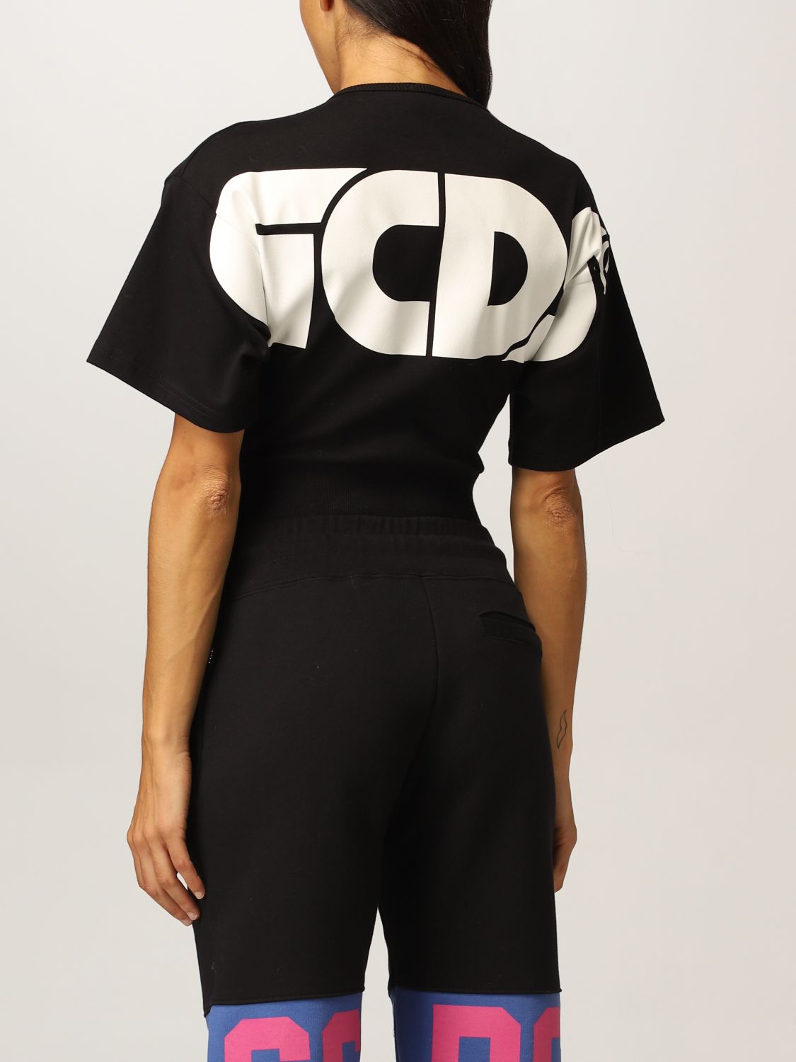 Body Gcds: T-shirt a body Gcds con big logo nero 3