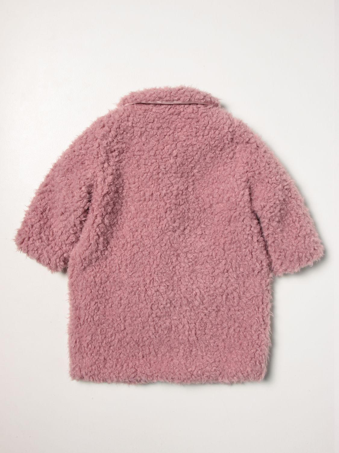 Coat Il Gufo: Coat kids Il Gufo blush pink 2