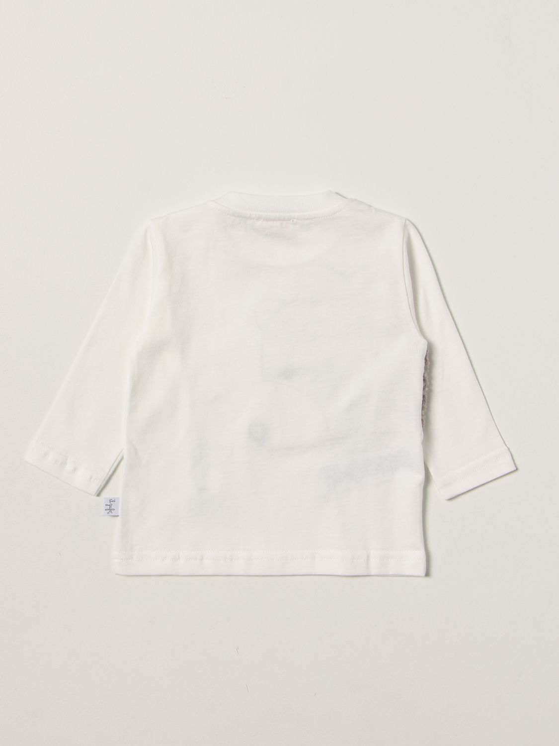T-shirt Il Gufo: T-shirt Il Gufo in cotone con orsetto panna 2