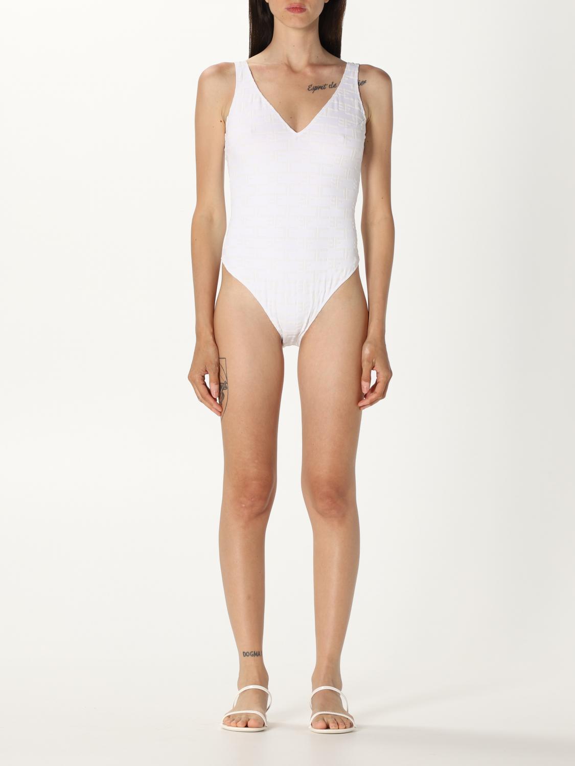 Elisabetta Franchi Costume Intero EFSW023.C Con Logo Da Bambina