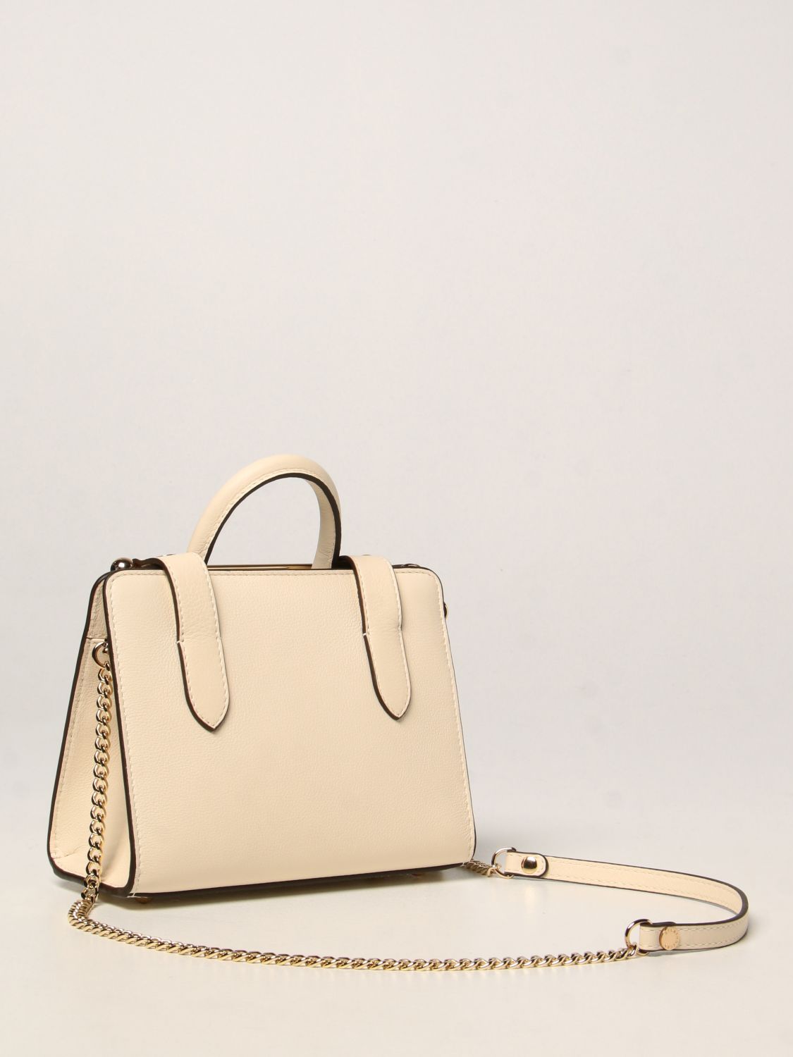 Leather crossbody bag Strathberry Beige in Leather - 36159983