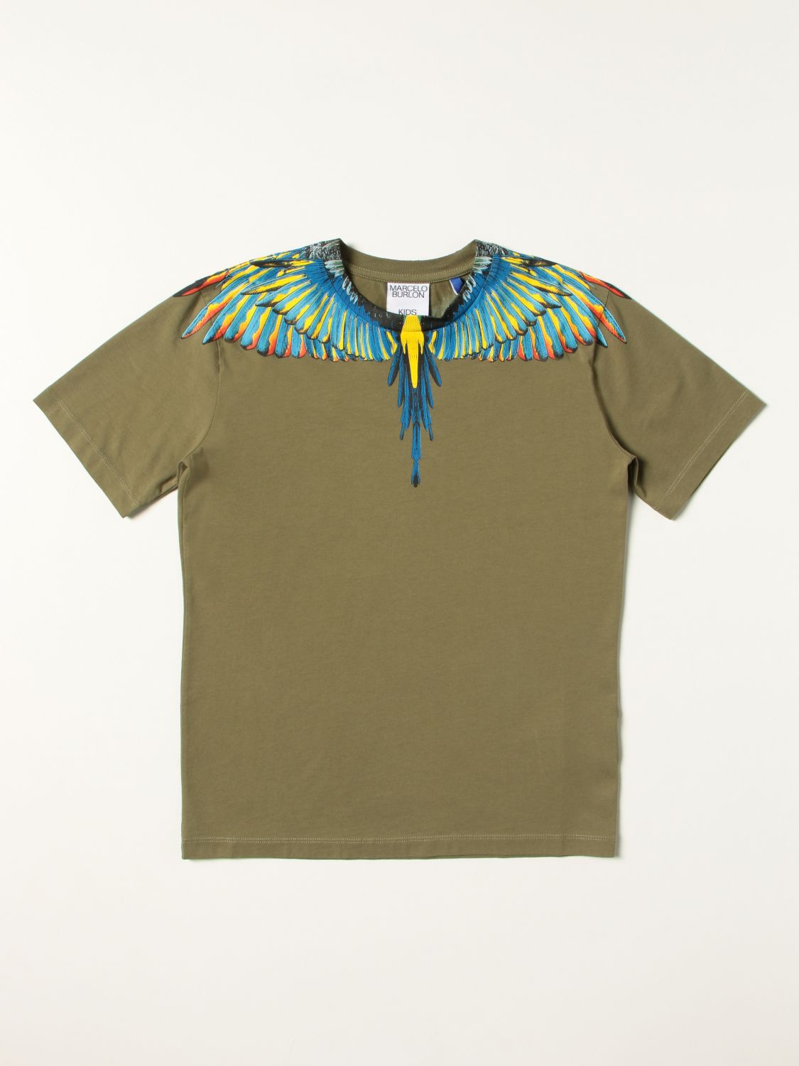 T-shirt Marcelo Burlon: Half sleeve round neck print military 1