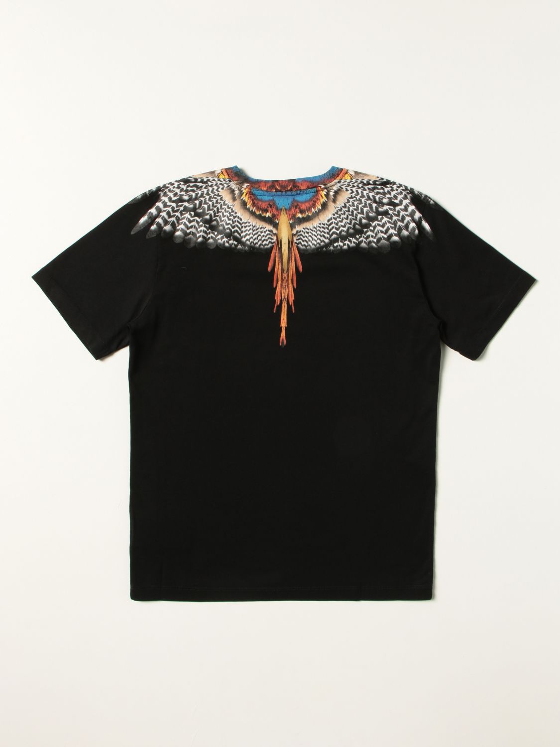 T-shirt Marcelo Burlon: Half sleeve round neck print black 2
