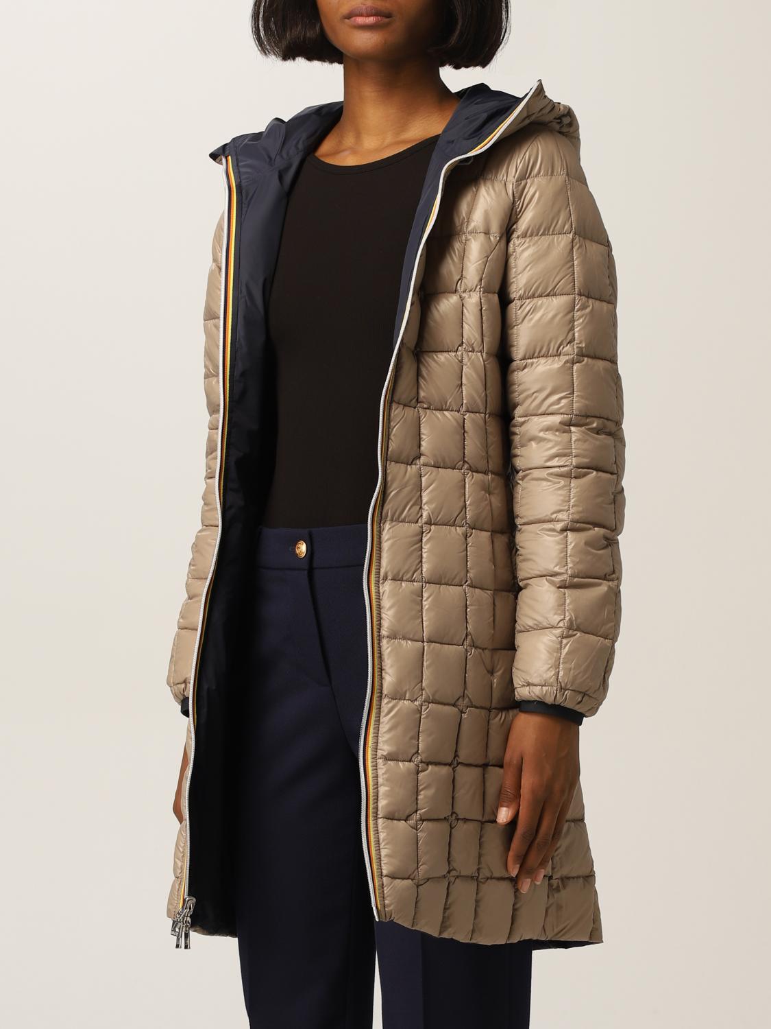 grey quilted jackets womens