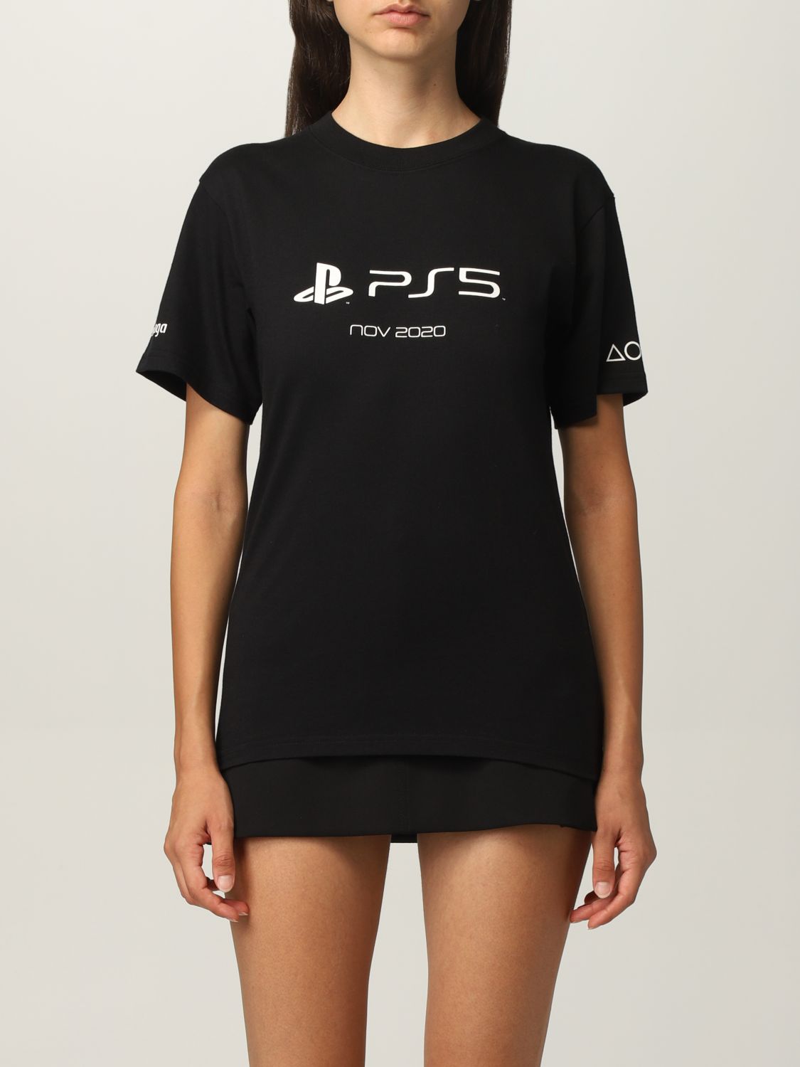 独創的 美品 希少Lサイズ✨バレンシアガ Tシャツ PS5 オーバーサイズ