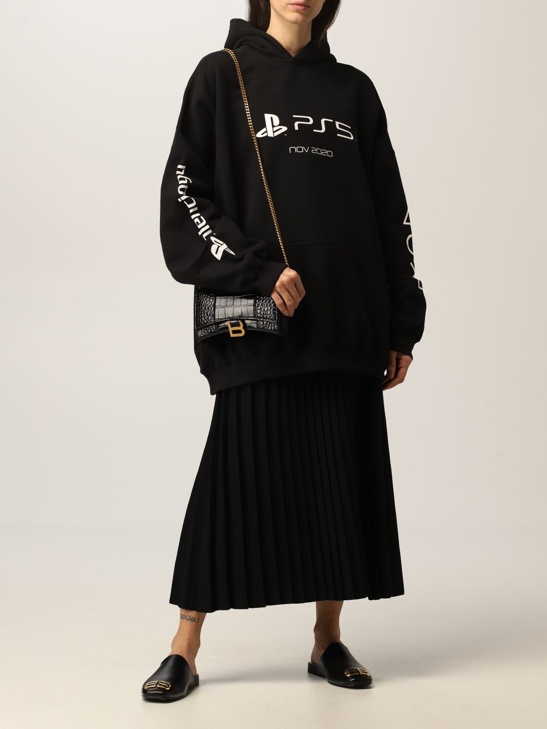 Sweatshirt Balenciaga: Balenciaga Damen Sweatshirt schwarz 2