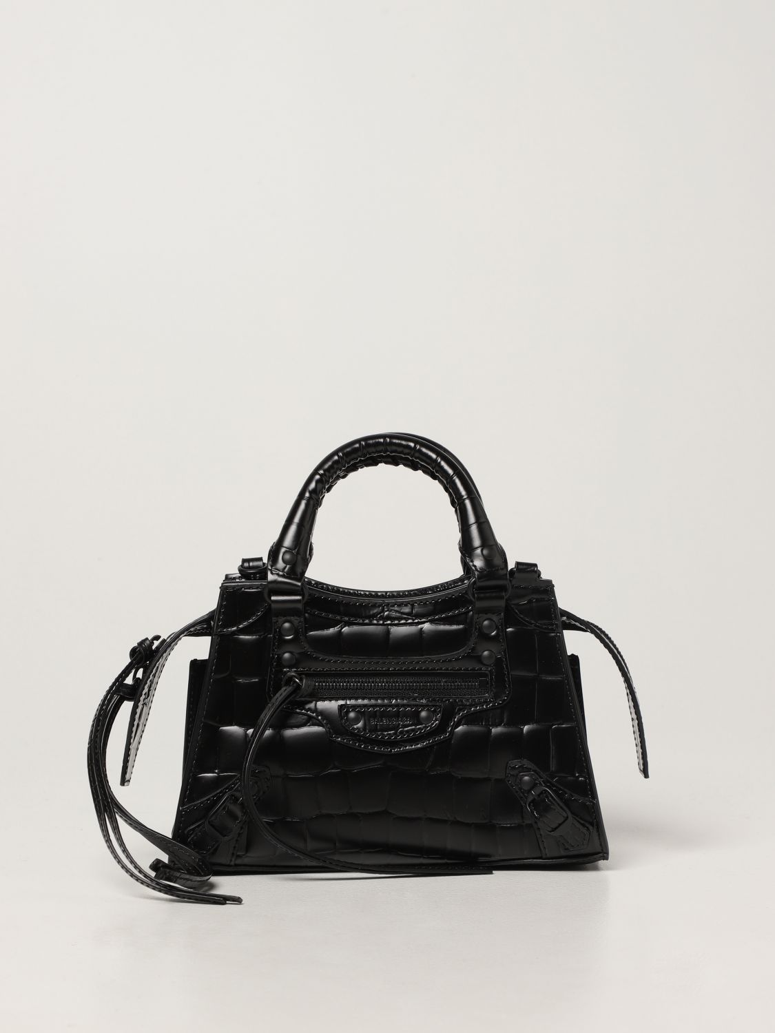 Mini sac à main Balenciaga: Sac porté épaule femme Balenciaga noir 1
