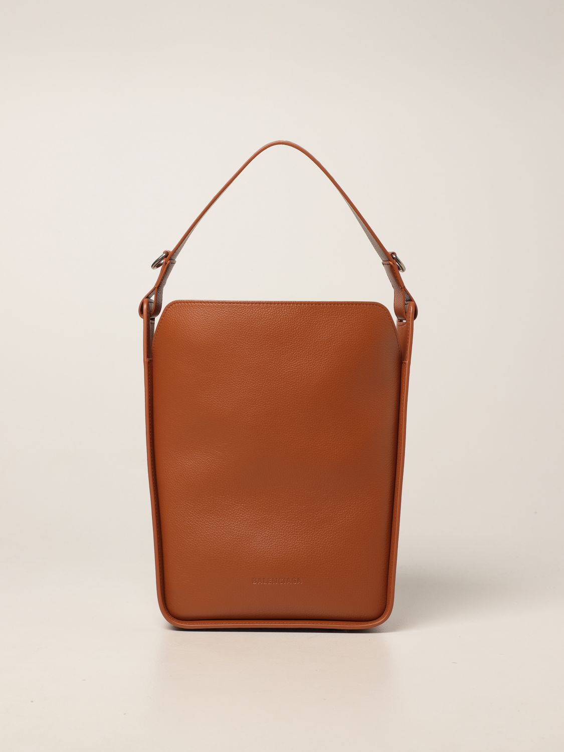 Handbag Balenciaga: Balenciaga N-S S Tote bag in grained leather camel 1