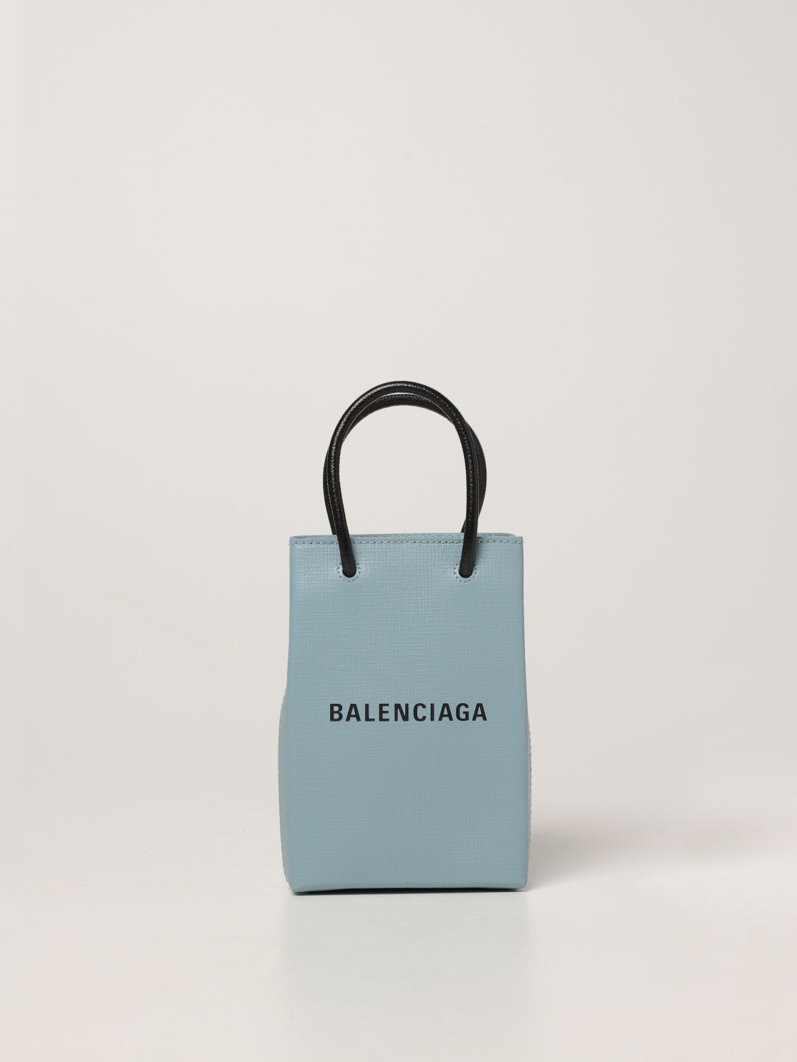 Mini bag Balenciaga: Balenciaga leather shopping bag dust 1