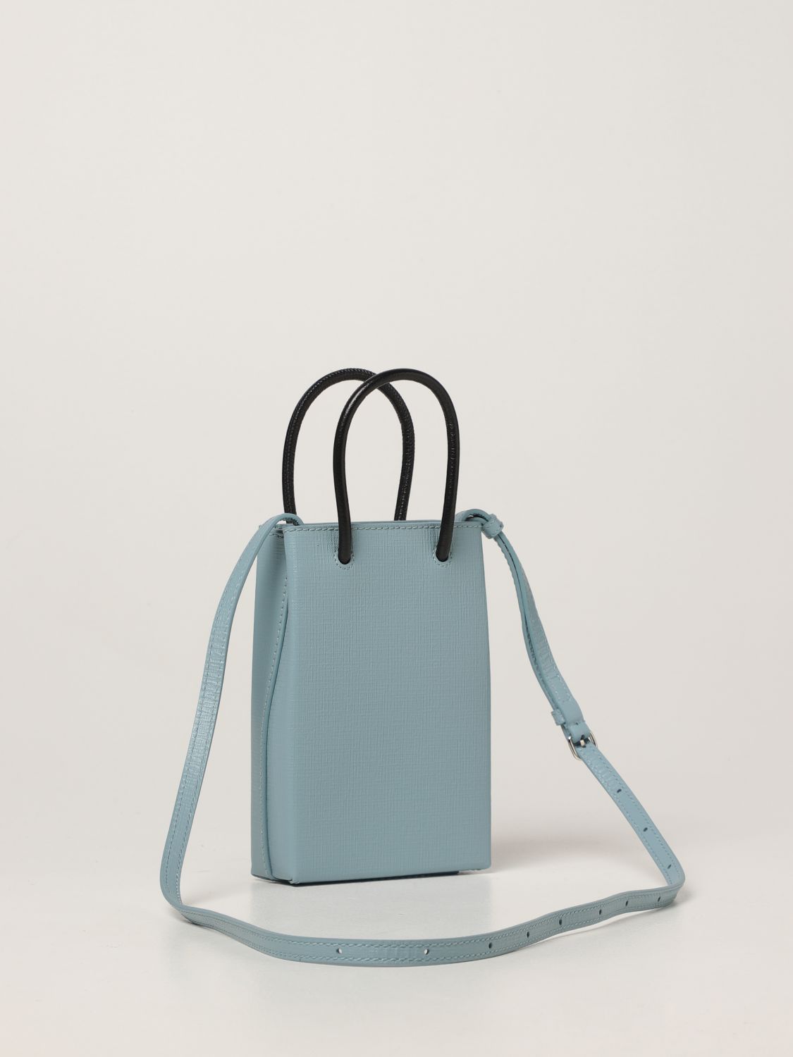 Mini bag Balenciaga: Balenciaga leather shopping bag dust 3