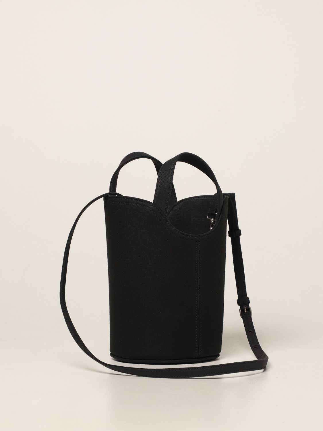 Mini bag Balenciaga: Wave Tote Xs Balenciaga bag in canvas black 3