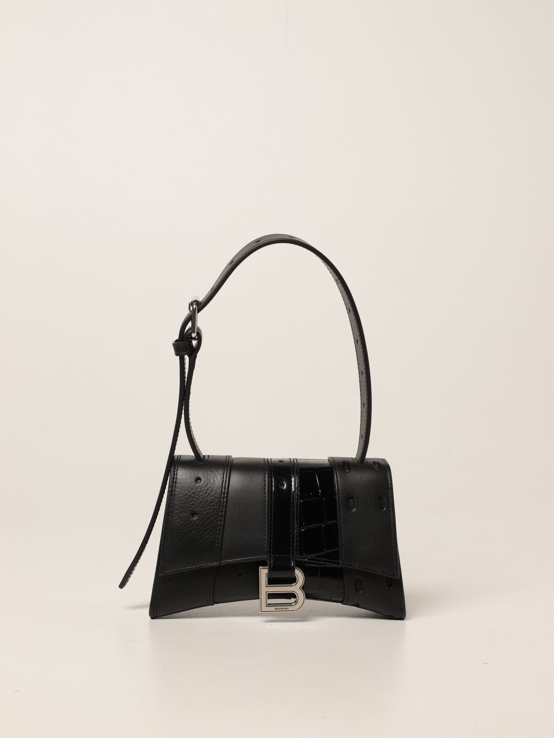 Mini bag Balenciaga: Multibe top handle Xs Balenciaga bag in leather black 1