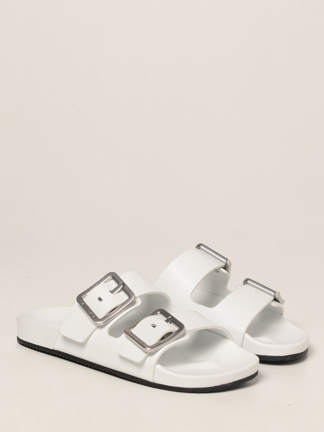 Sandalias planas Balenciaga: Zapatos mujer Balenciaga blanco 2