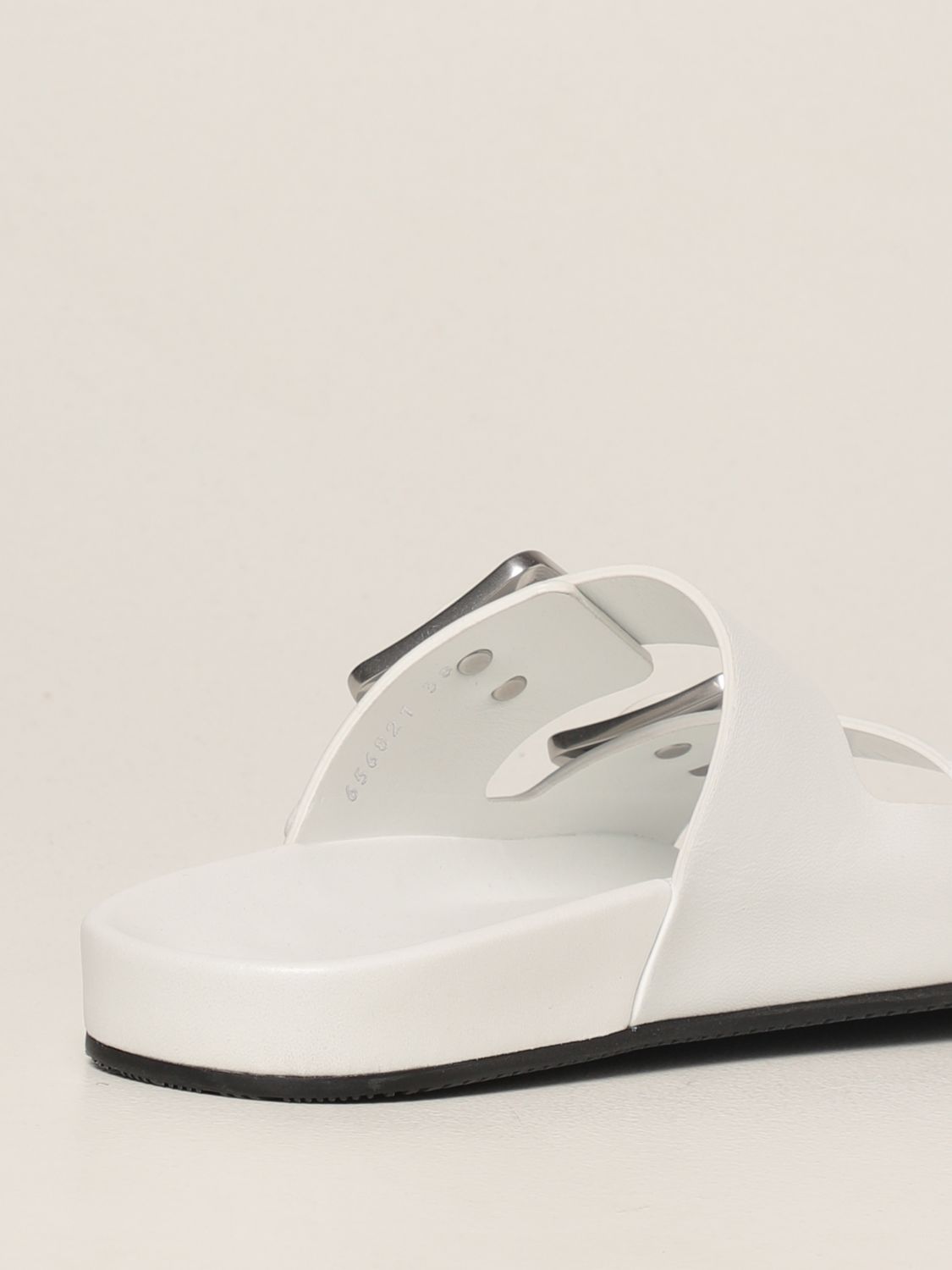 Sandalias planas Balenciaga: Zapatos mujer Balenciaga blanco 3