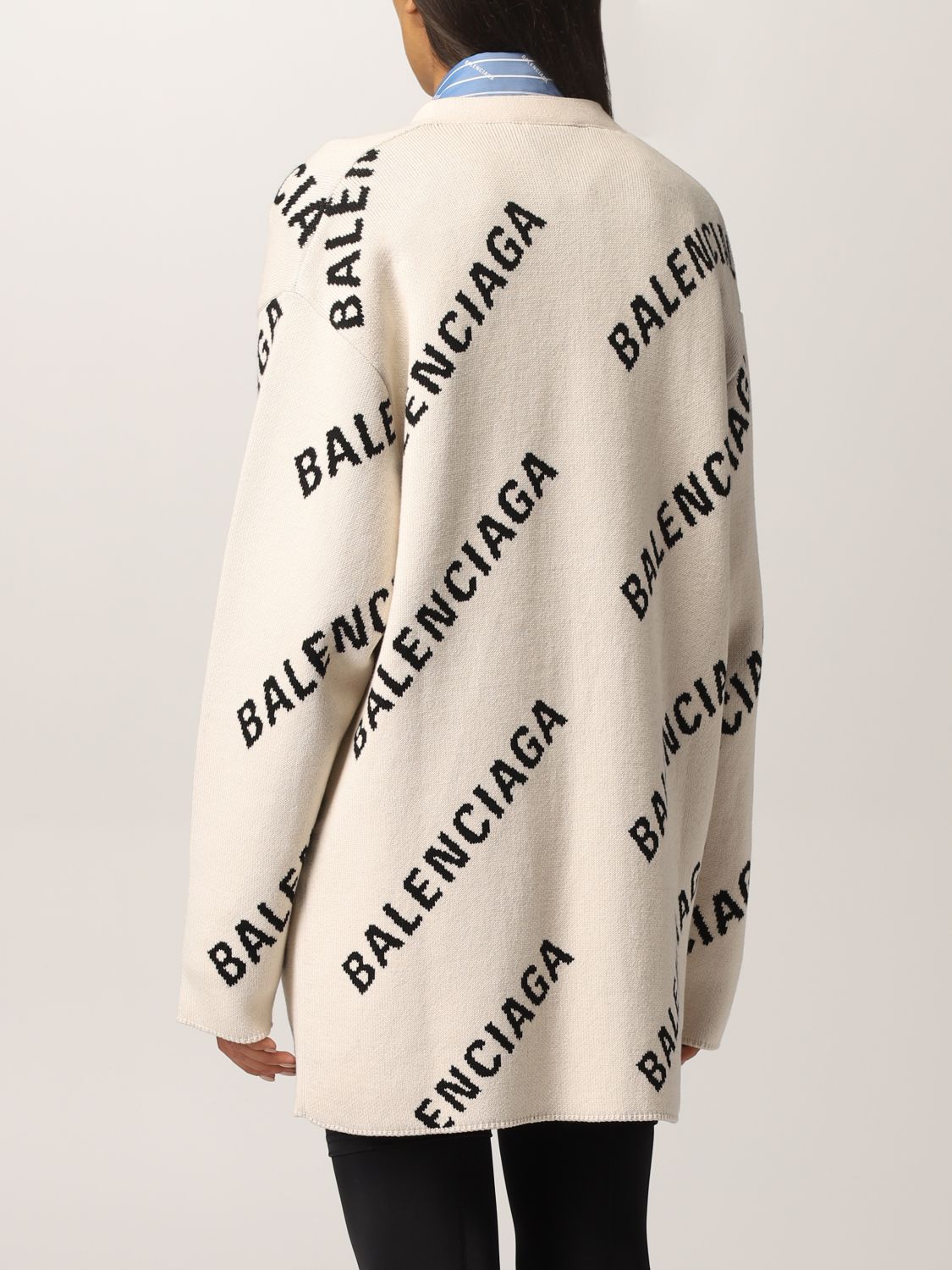 cream balenciaga jumper