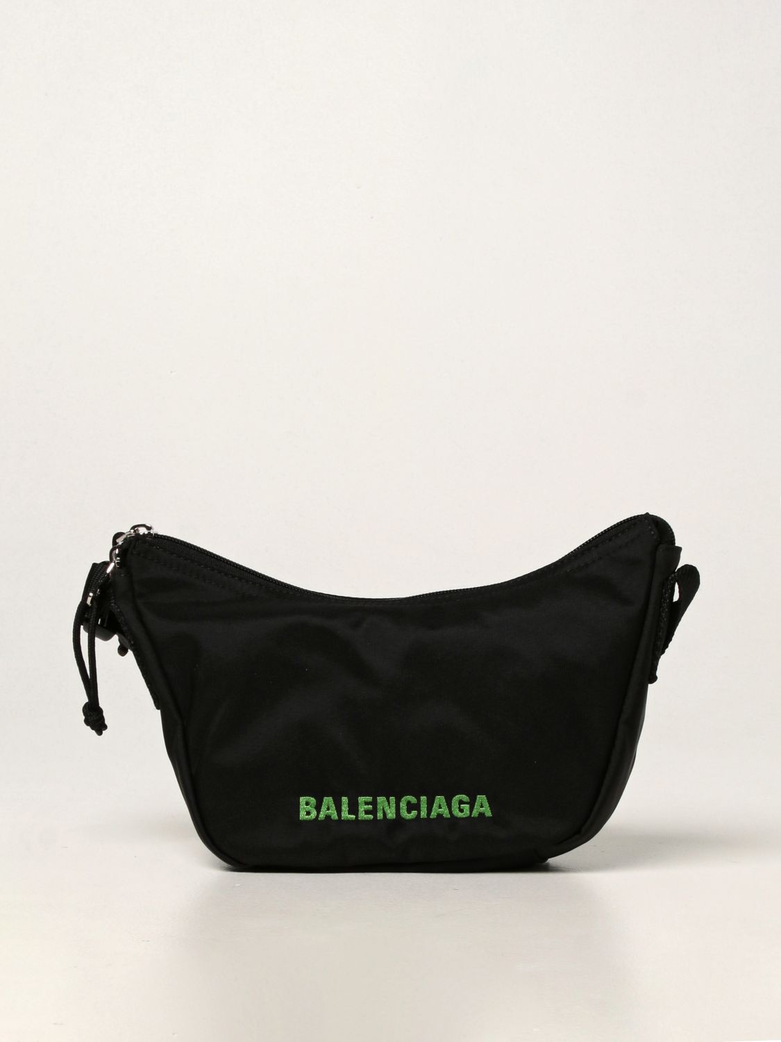 BALENCIAGA Nylon Casual Belt Bag in Black  MARAIS