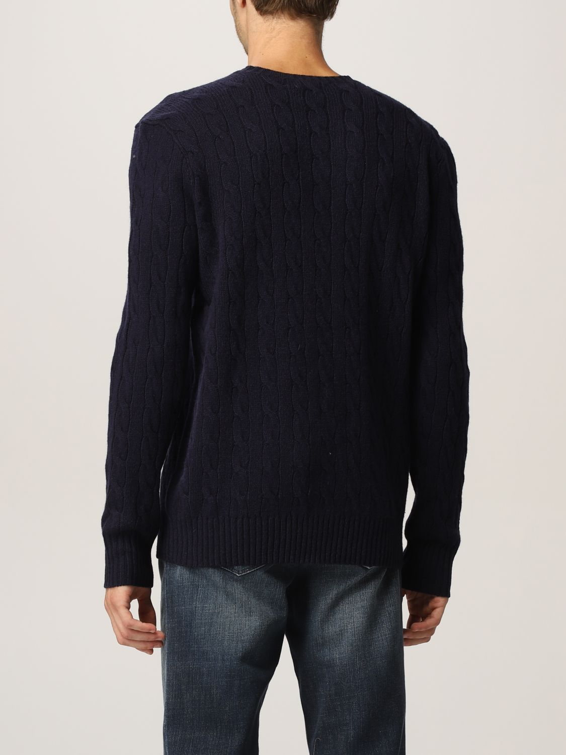 Jumper Polo Ralph Lauren: Polo Ralph Lauren jumper in cable-knit cashmere navy 2