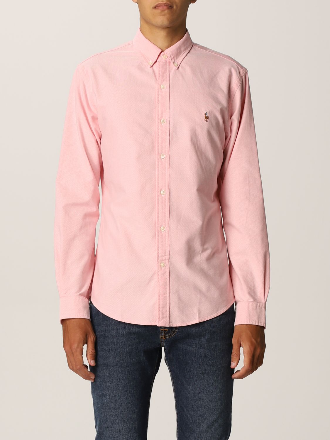 POLO RALPH LAUREN: cotton shirt - Pink | Polo Ralph Lauren shirt 