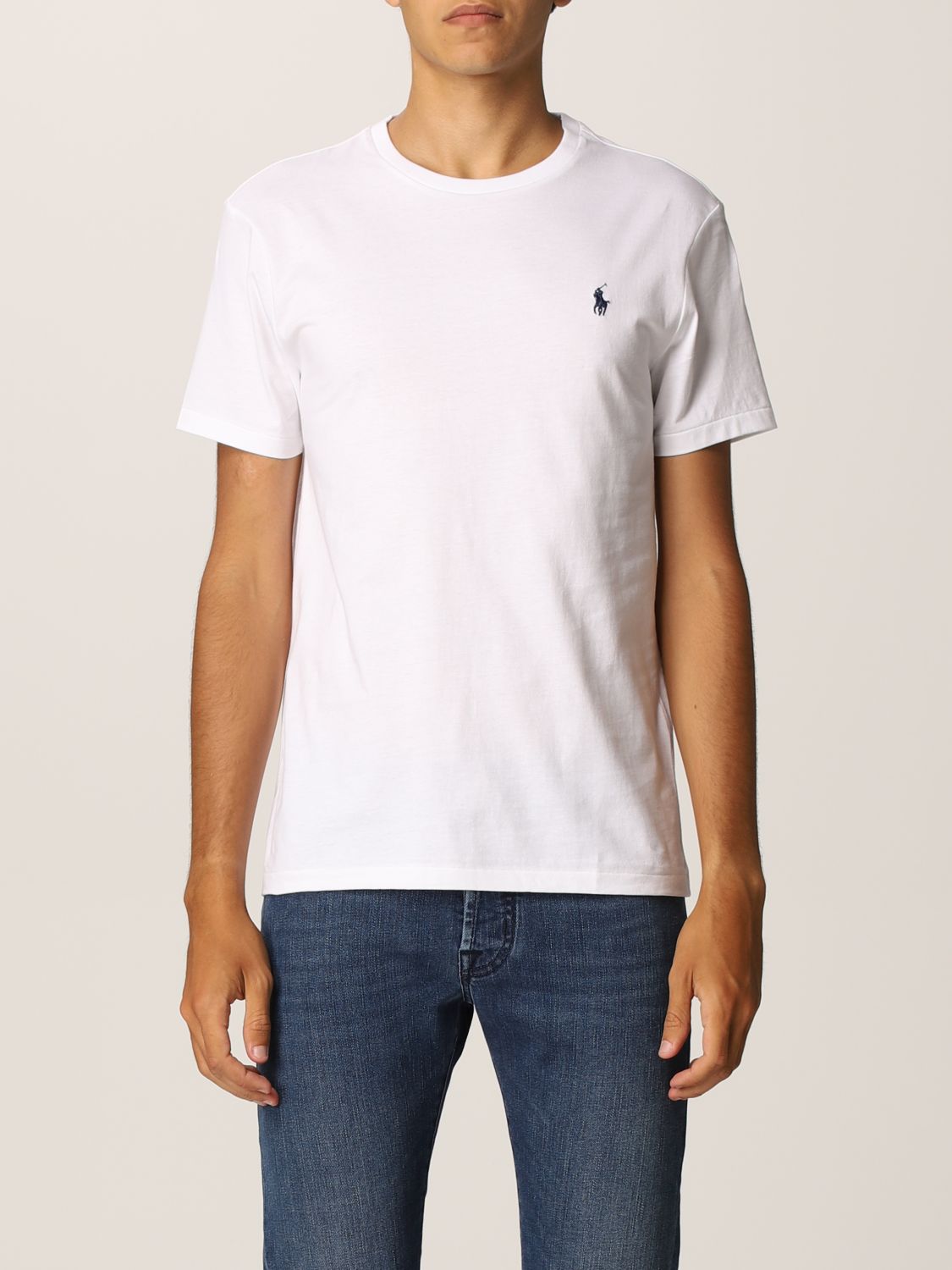 POLO RALPH LAUREN: cotton T-shirt | T-Shirt Polo Ralph Lauren Men White ...