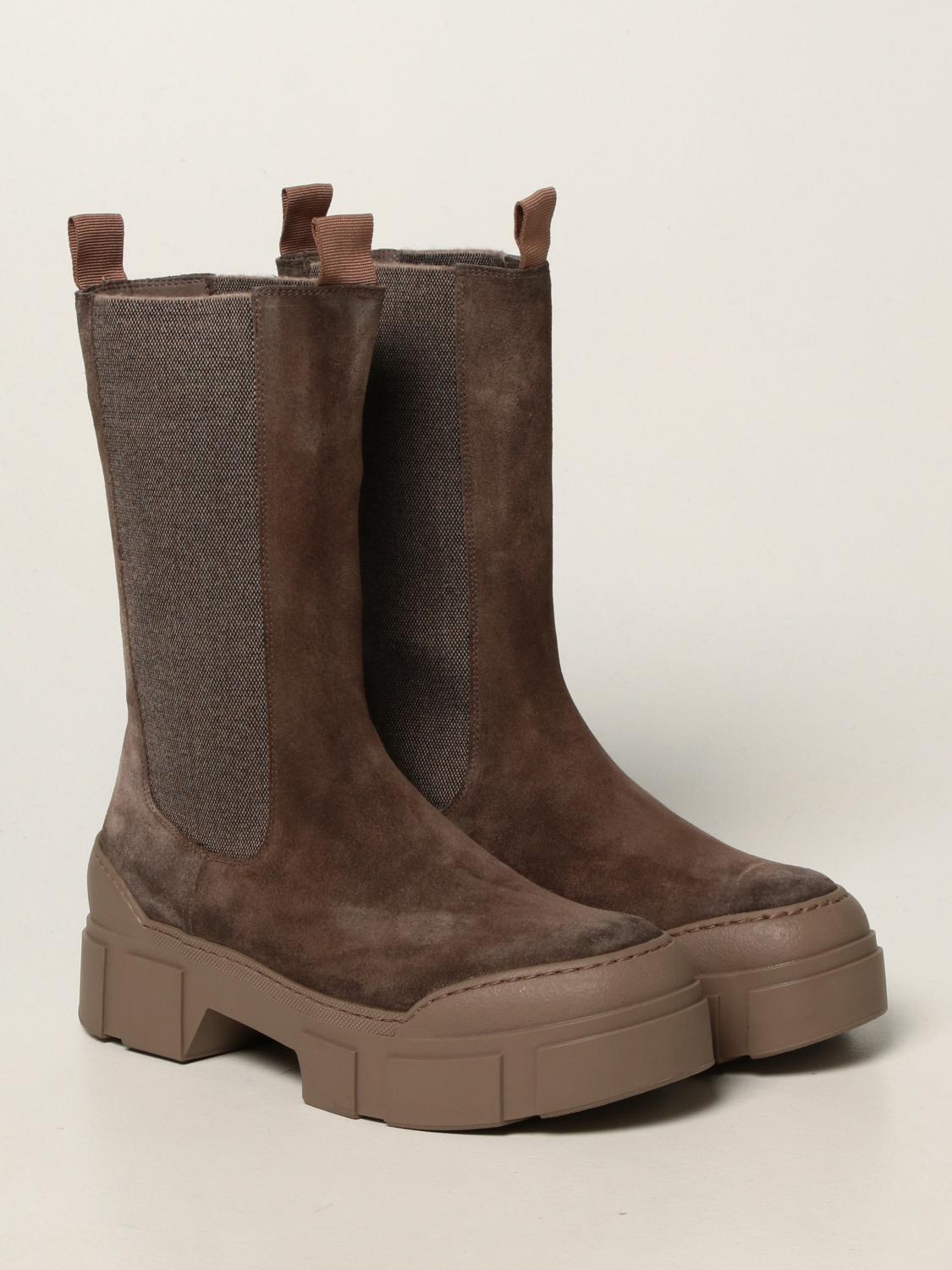 VIC MATIÈ: Stivale Sayosoft Vic Matié in camoscio - Tortora | Stivali Vic  Matiè 1W3152D.V14W150 GIGLIO.COM