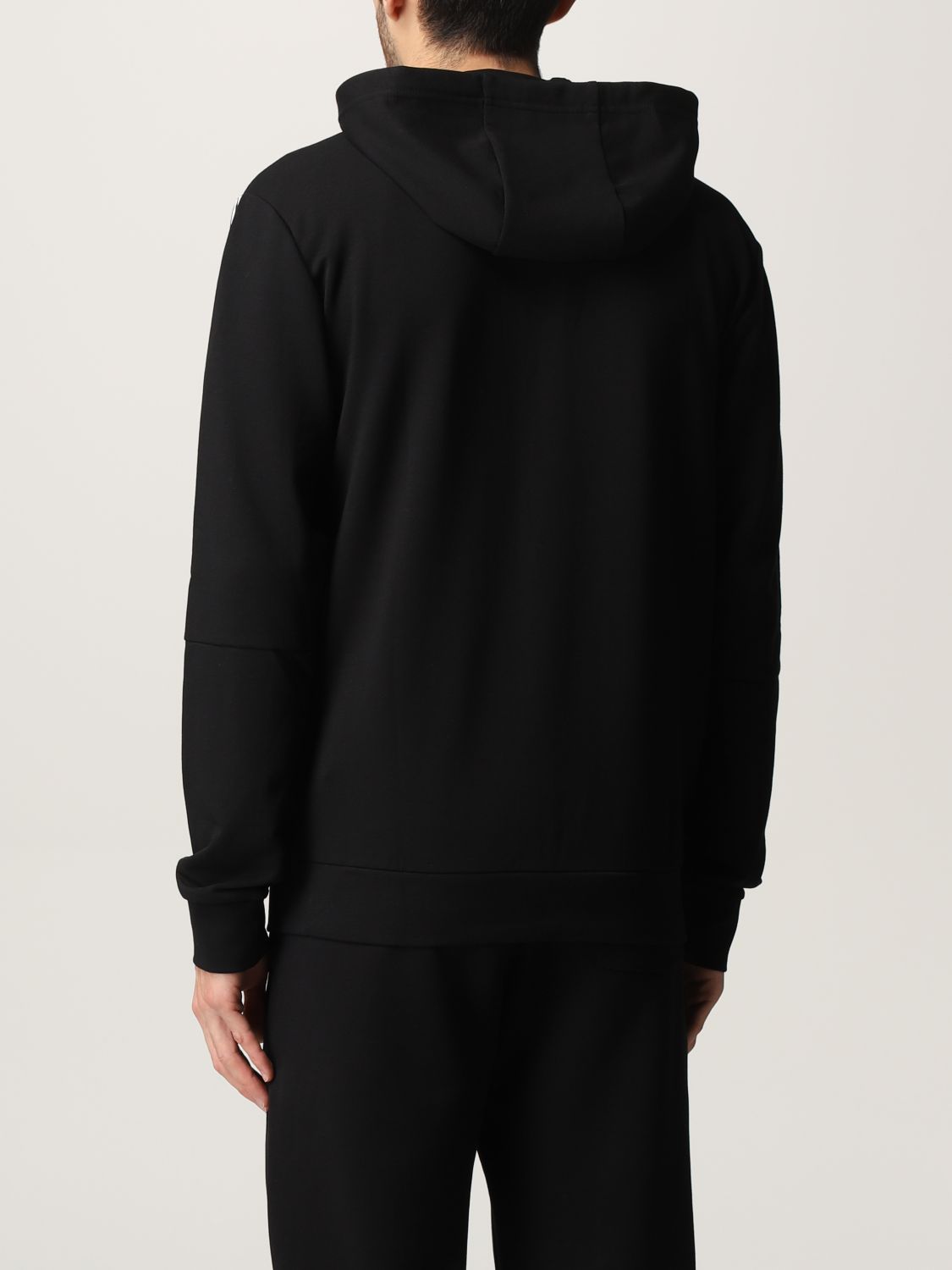 EA7: sweatshirt for man - Black | Ea7 sweatshirt 6KPM58 PJ9FZ online on ...