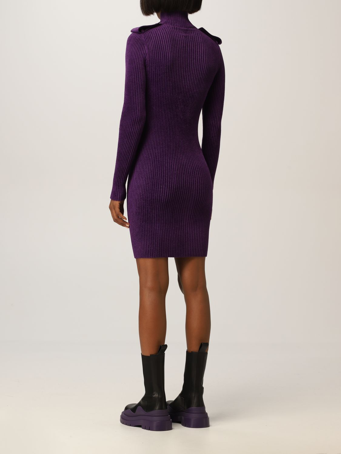 连衣裙 Bottega Veneta: 连衣裙 女士 Bottega Veneta 紫色 3