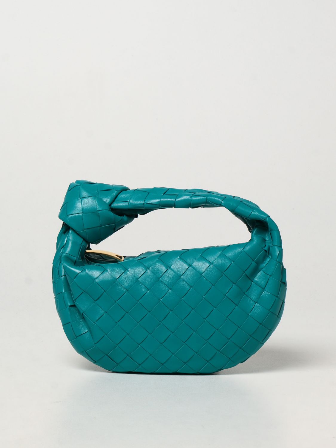 Мини-сумка Bottega Veneta: Наплечная сумка Женское Bottega Veneta голубой 1