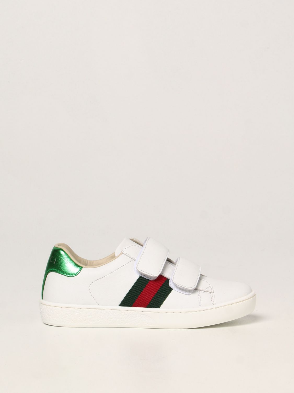 de sneeuw zaad Parasiet GUCCI: Ace leather sneakers | Shoes Gucci Kids White | Shoes Gucci 455448  CPWP0 GIGLIO.COM