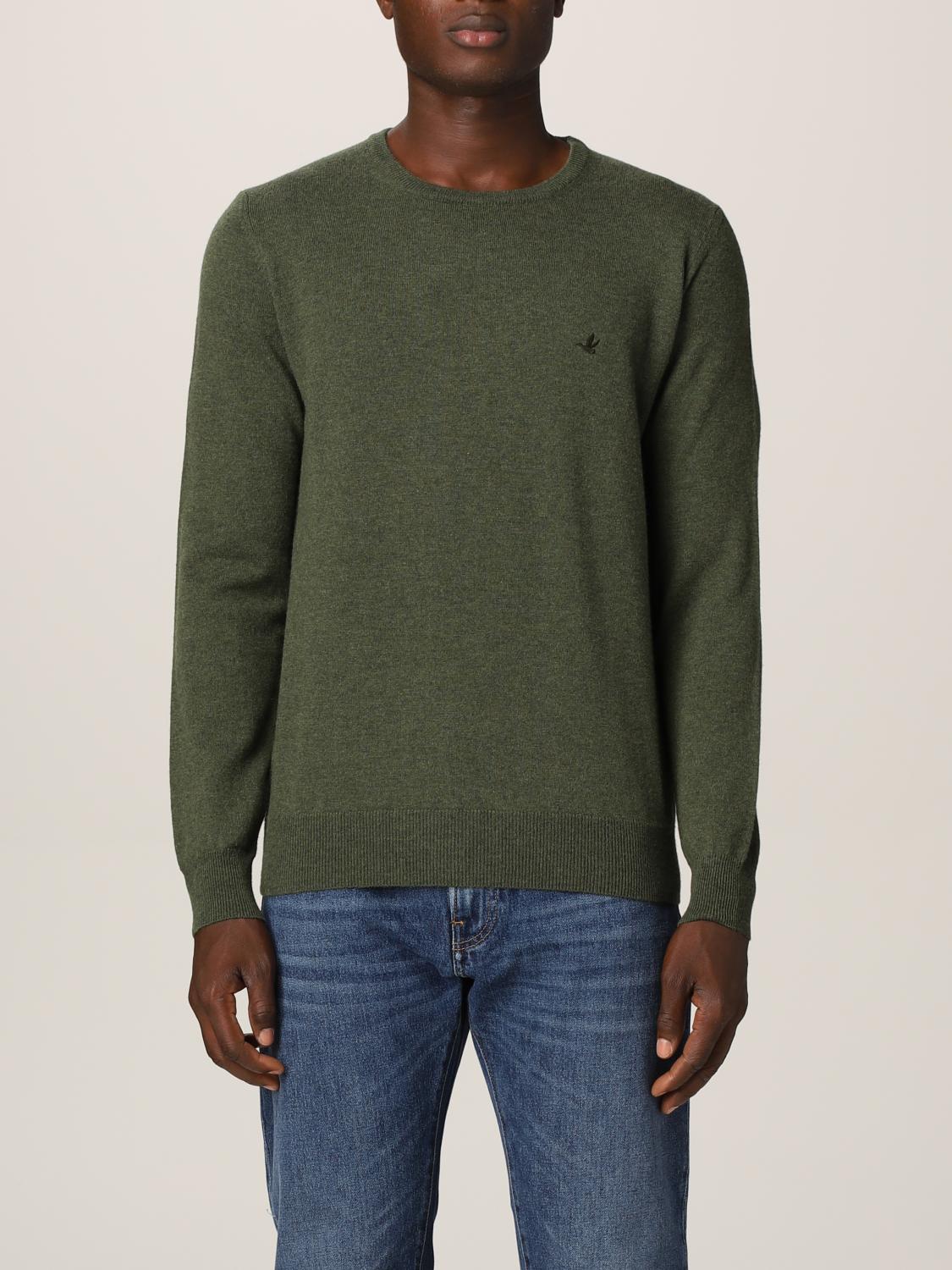 men's forest green sweater