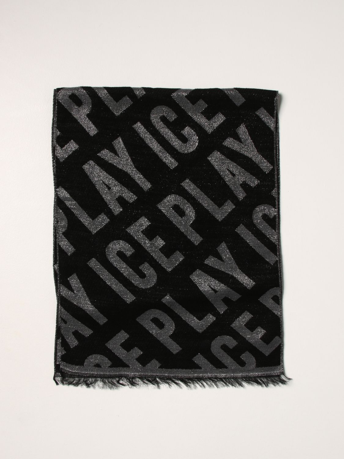 Scarf Ice Play: Ice Play scarf with all over logo black 1