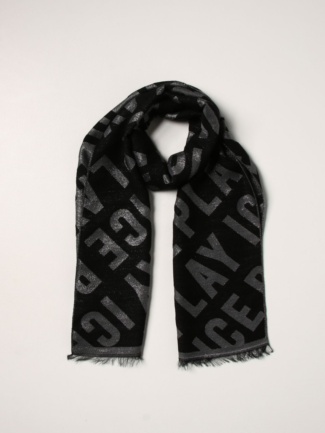 Scarf Ice Play: Ice Play scarf with all over logo black 2