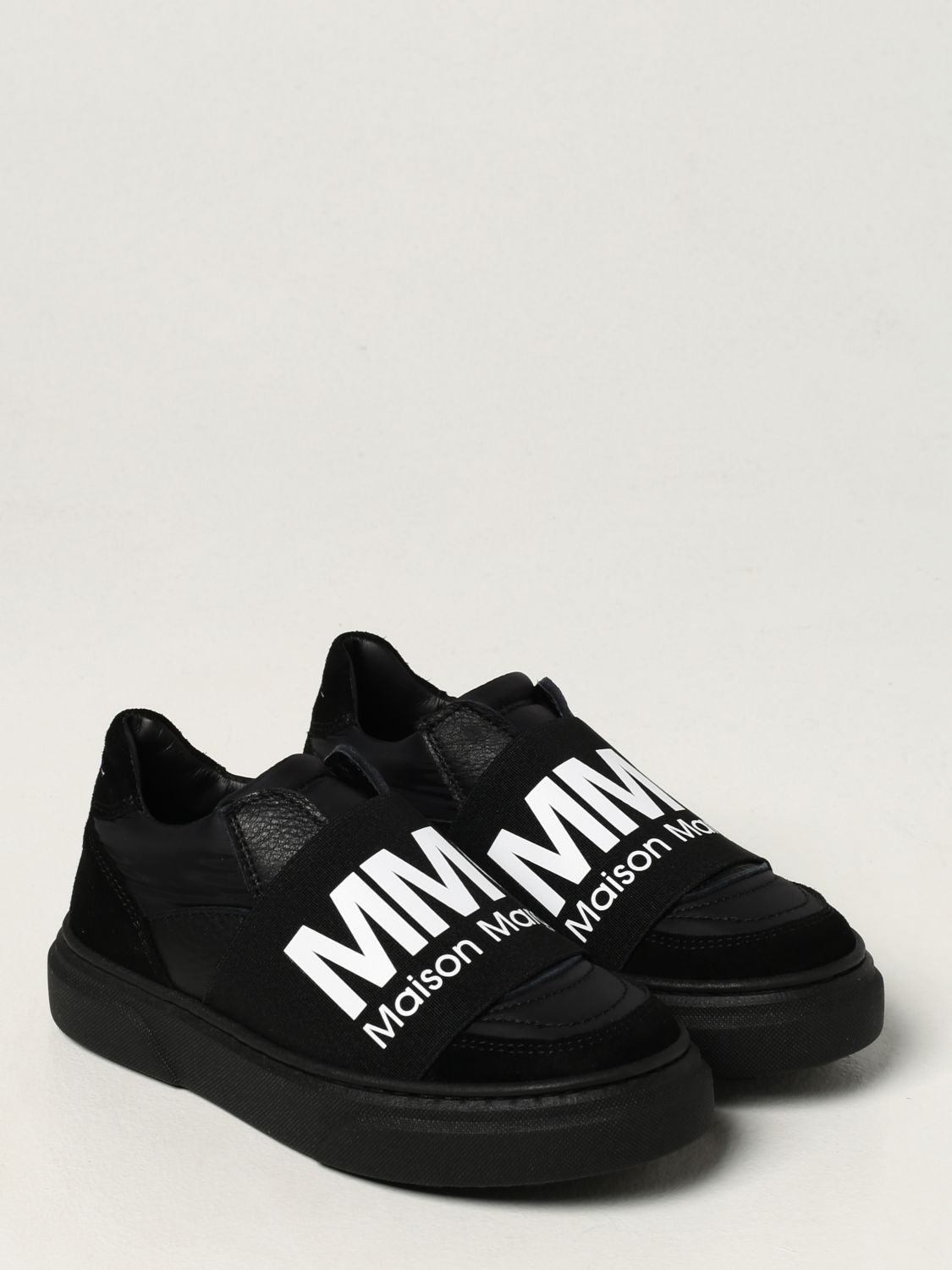 Scarpe Mm6 Maison Margiela: Sneakers MM6 Maison Margiela con banda logata nero 2