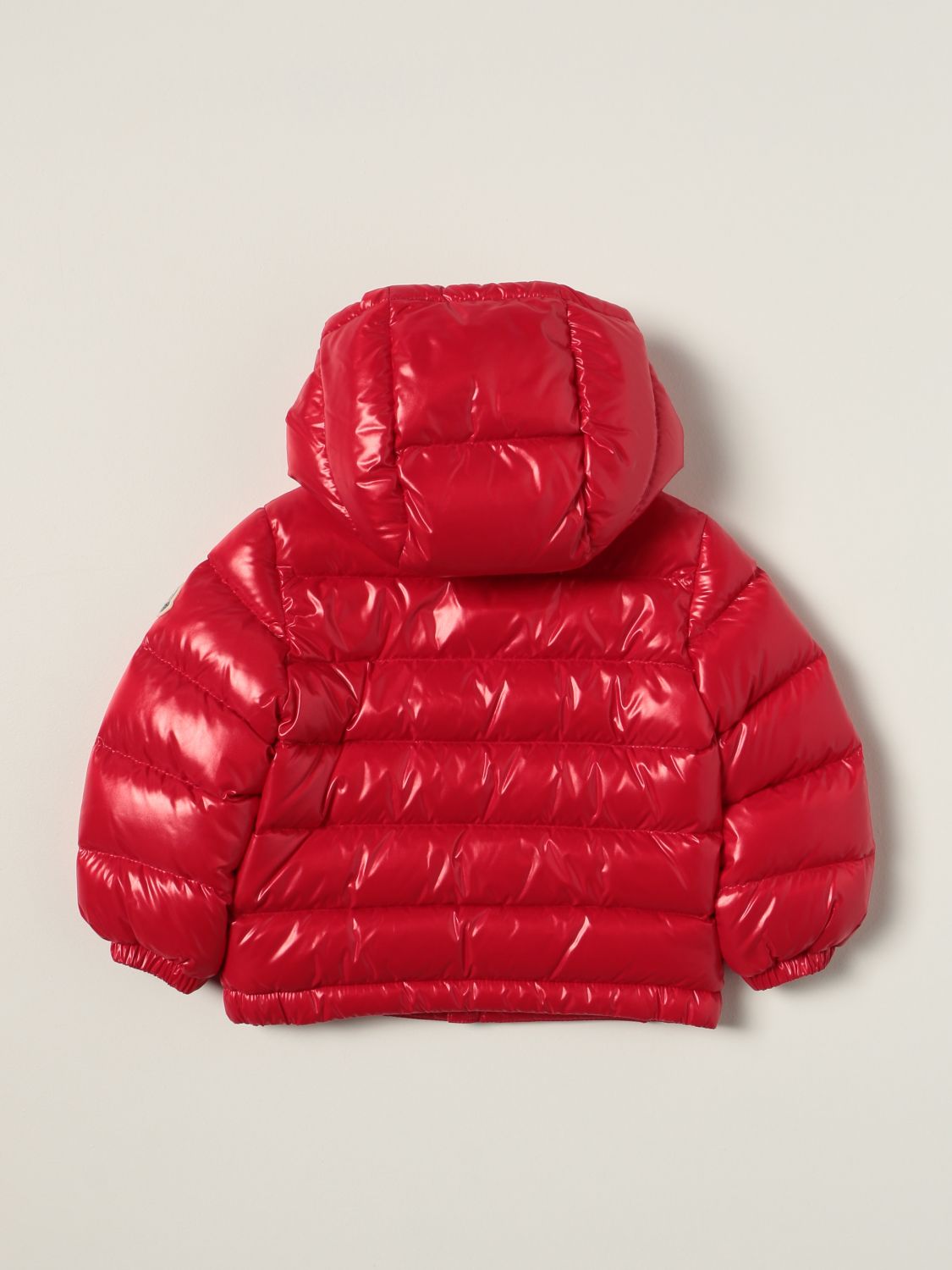 Jacket Moncler: New Aubert Moncler shiny down jacket red 2