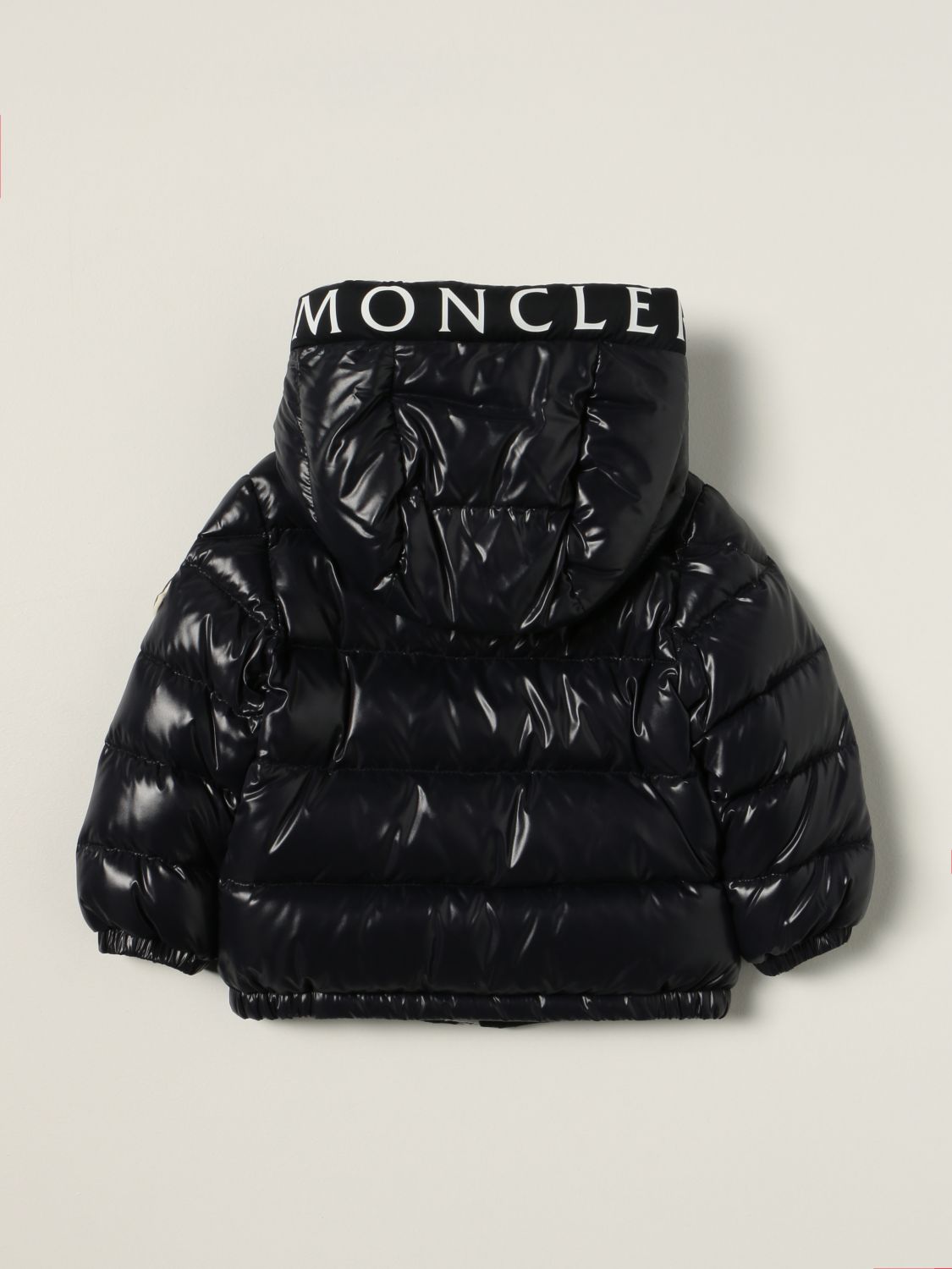 Jacket Moncler: Shiny Moncler Salzman down jacket blue 2