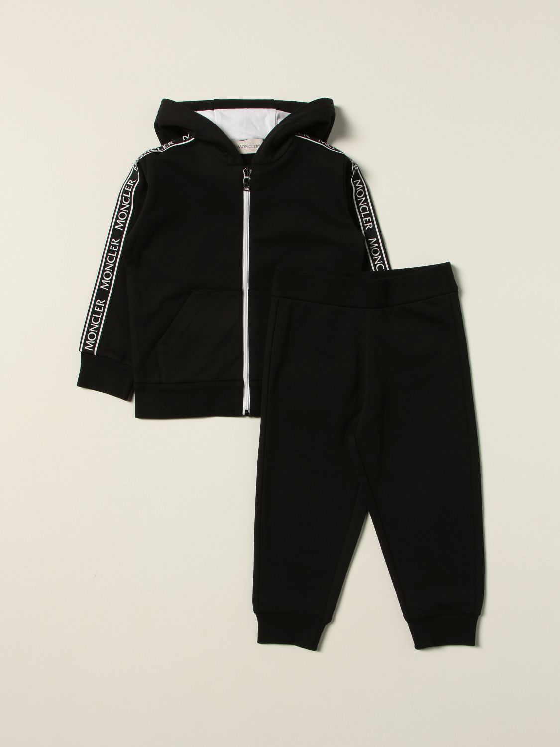Jumpsuit Moncler: Moncler sweatshirt + jogging pants set in cotton black 1