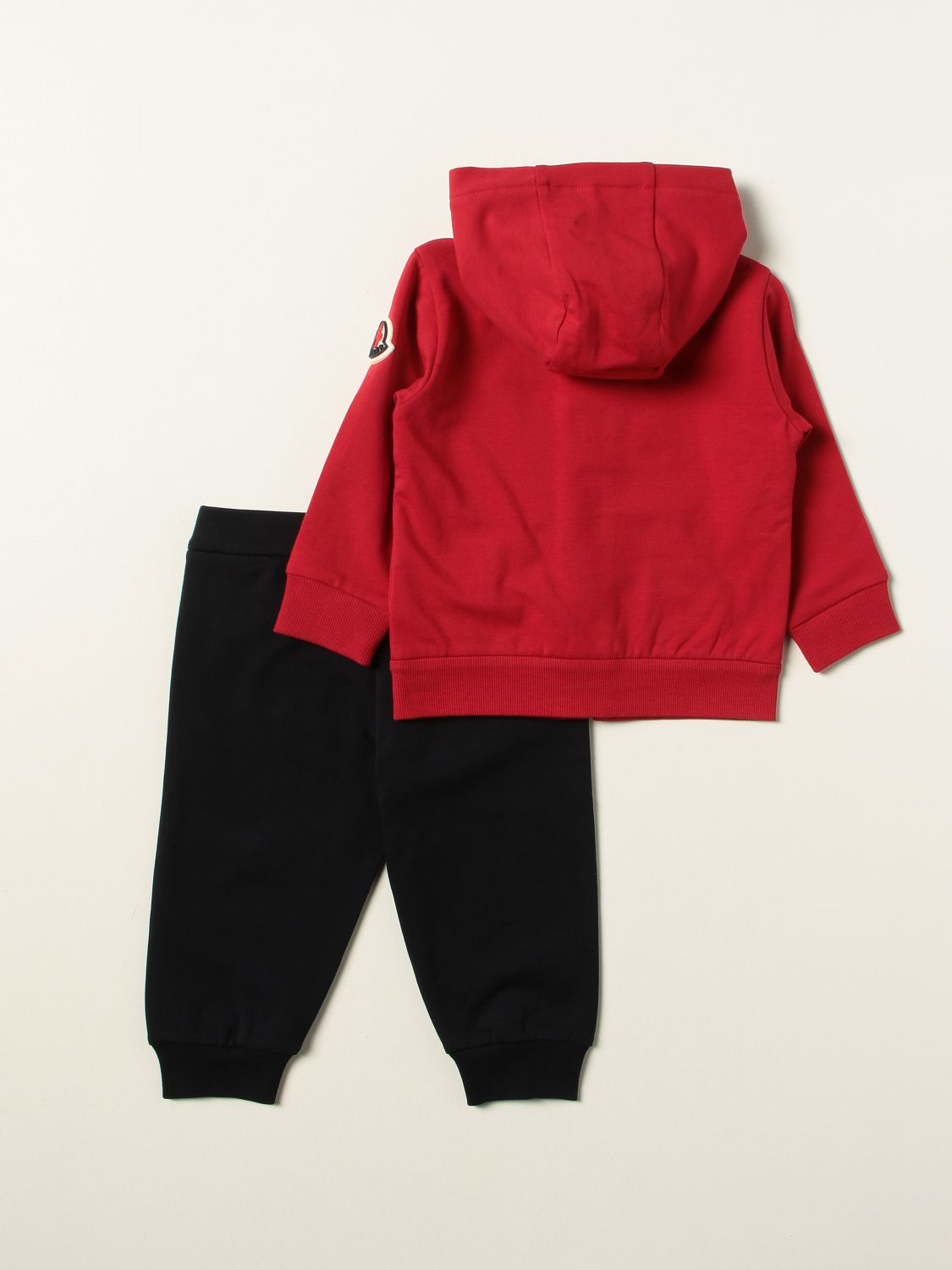 Jumpsuit Moncler: Moncler sweatshirt + jogging pants set in cotton red 2
